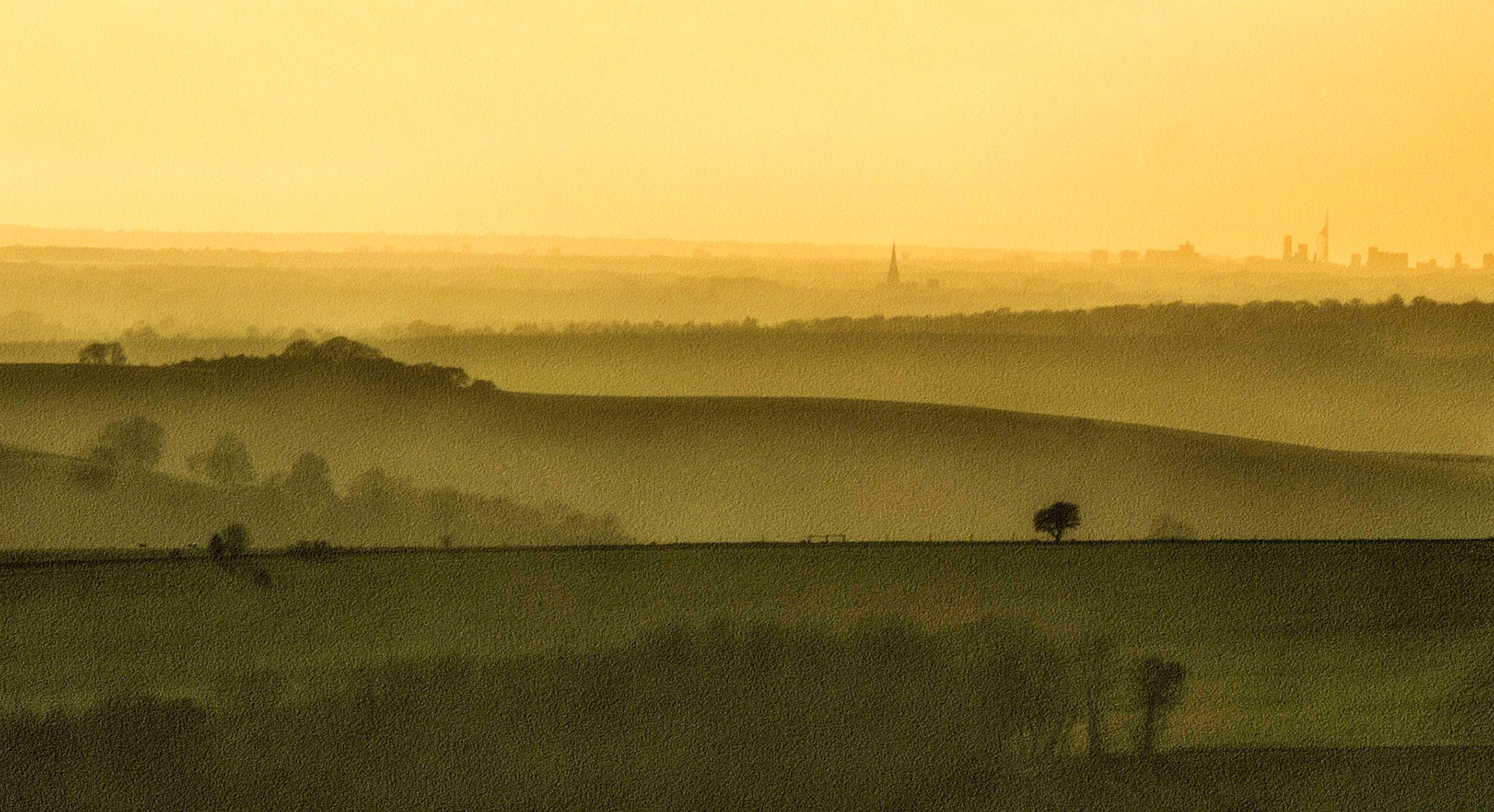 Evening Vista, South Downs
