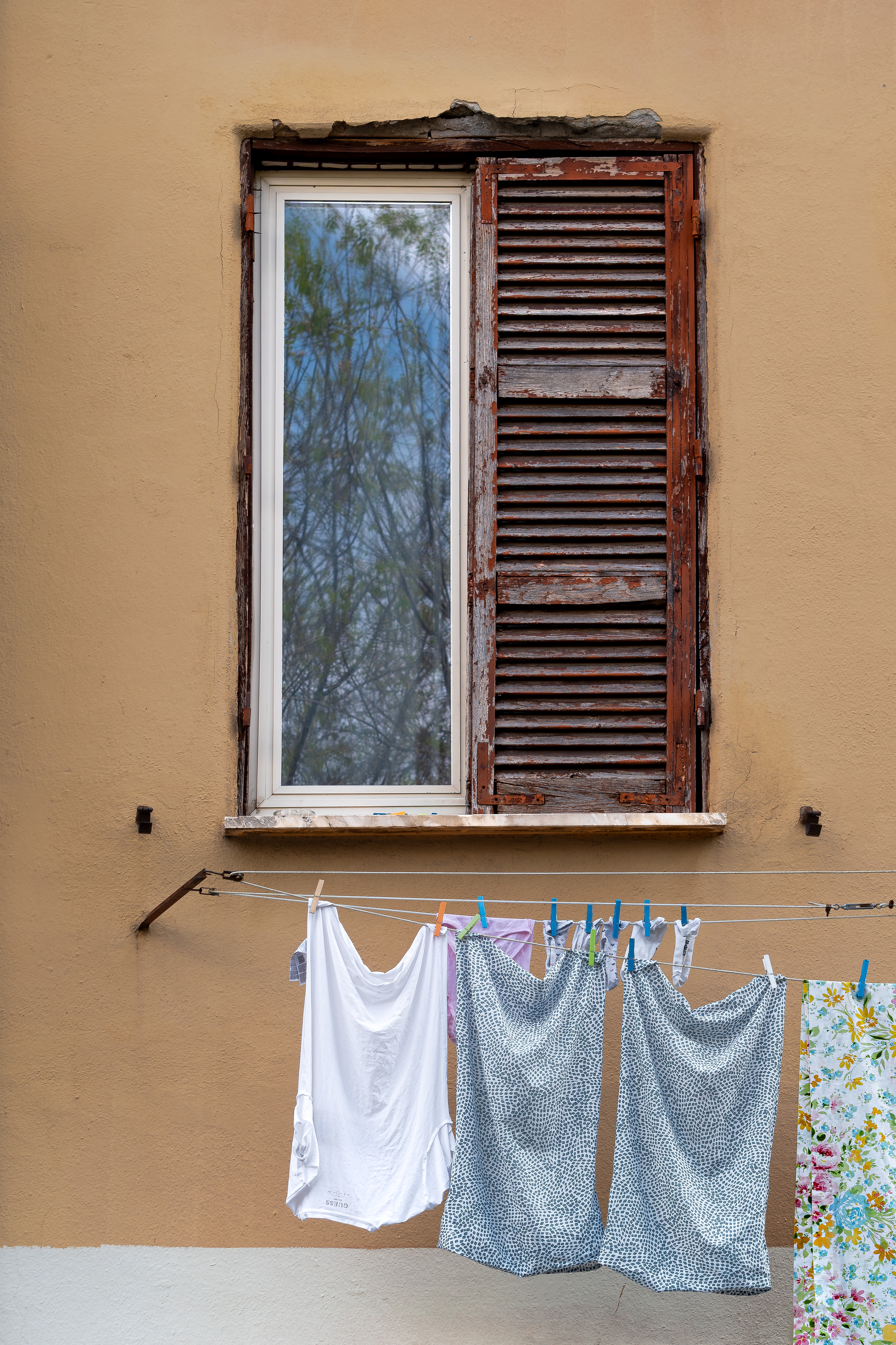 panni stesi @ via del trullo, roma