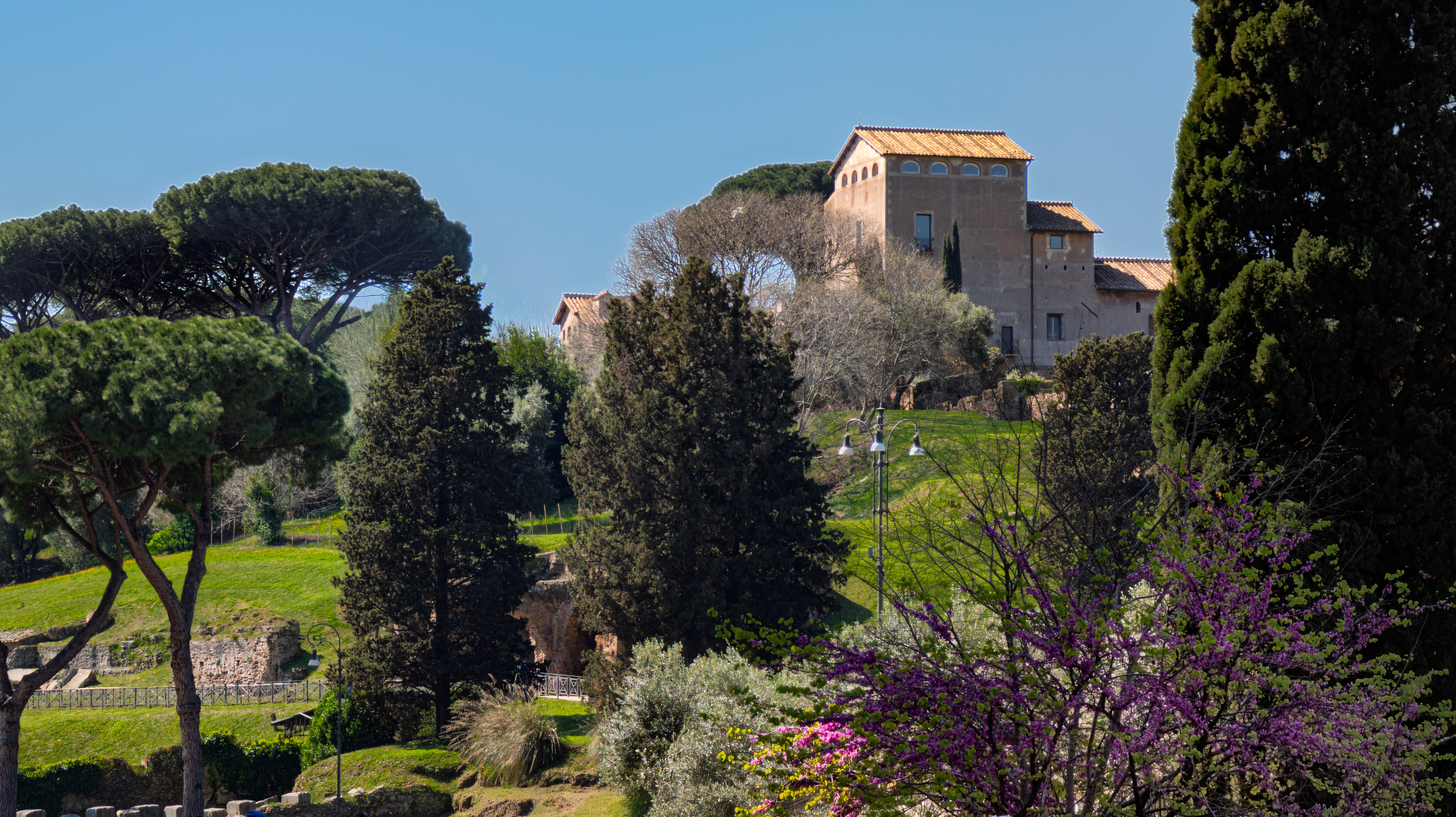 a passeggio dall'imperatore @ palatino, roma