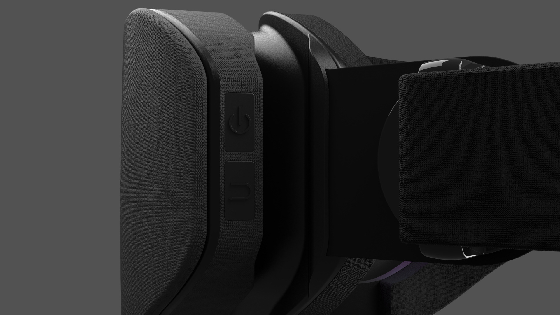 The headset allows for lens to eye distance adjustments to allow usability across a wide percentile of users