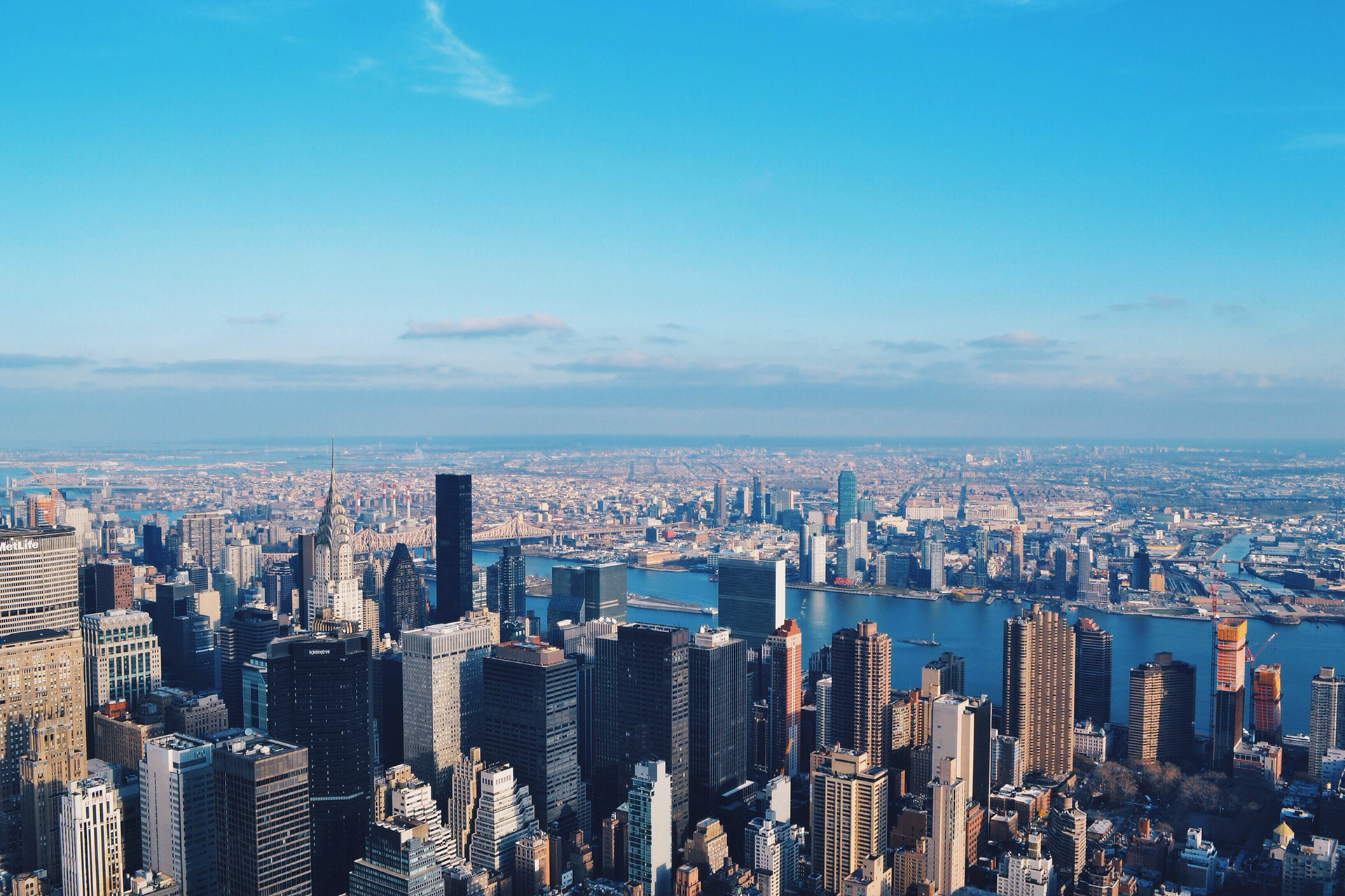 On top of the Empire State Building