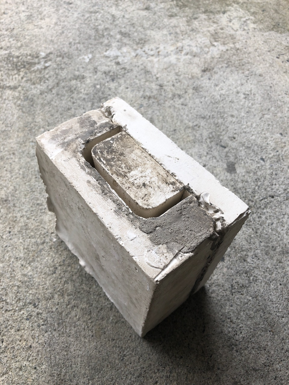 Mould made from plaster.