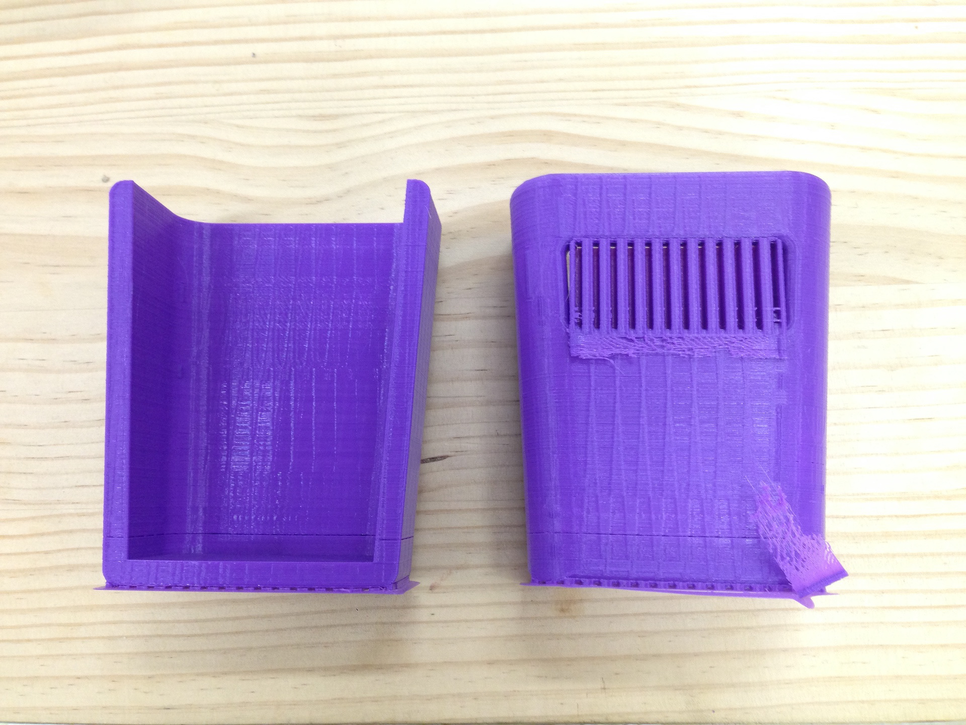 Mould was made from 3D printed parts.