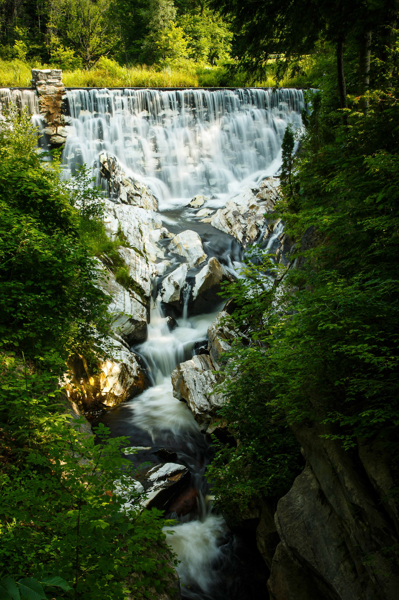 The Falls at Hudson Brook Chasm, MA