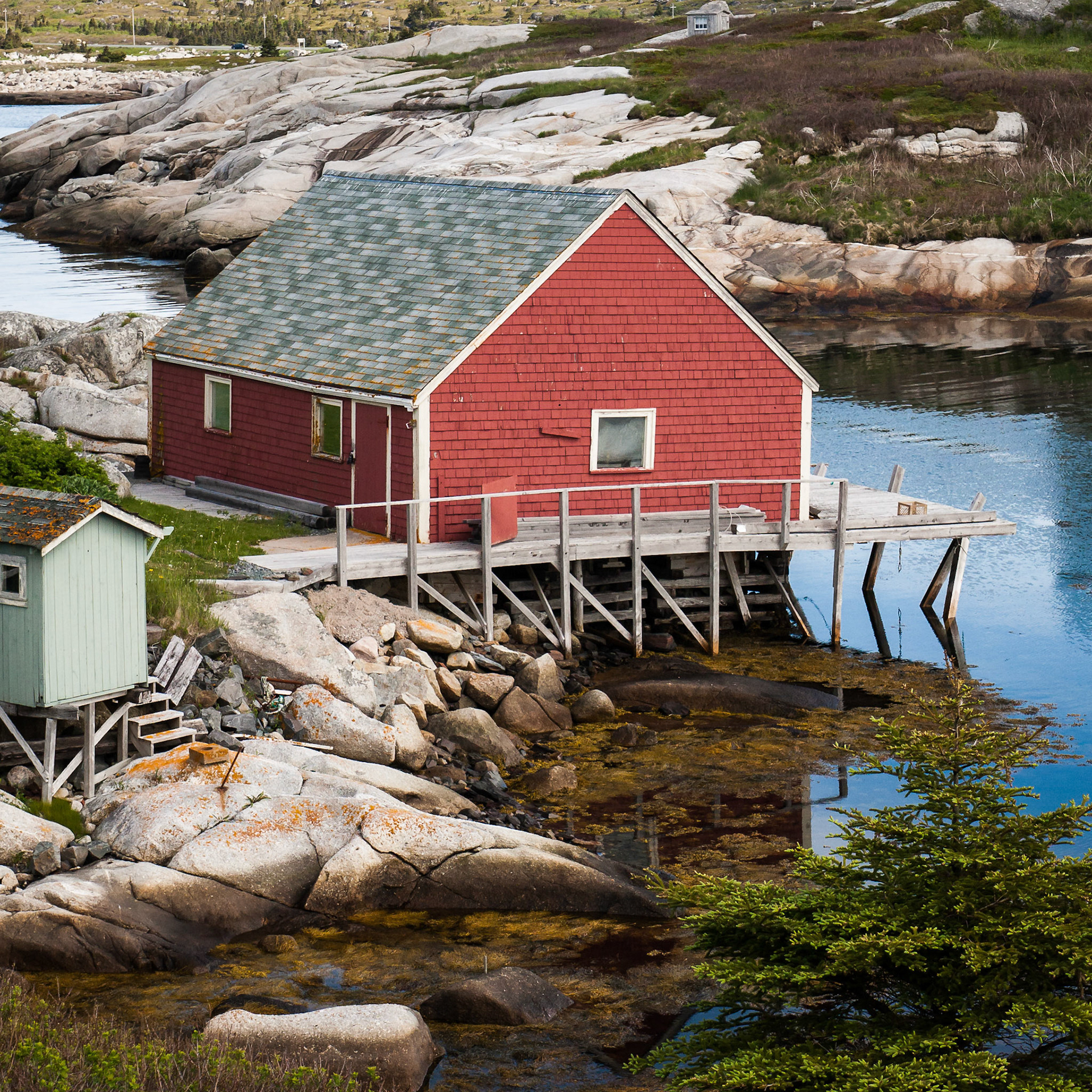 Peggy's Cove Scene - Nova Scotia