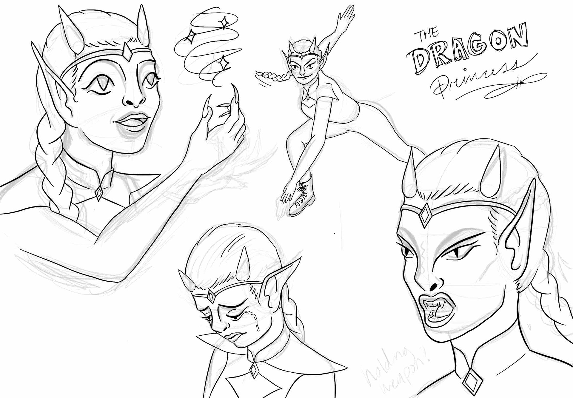 Character Expression Sketches