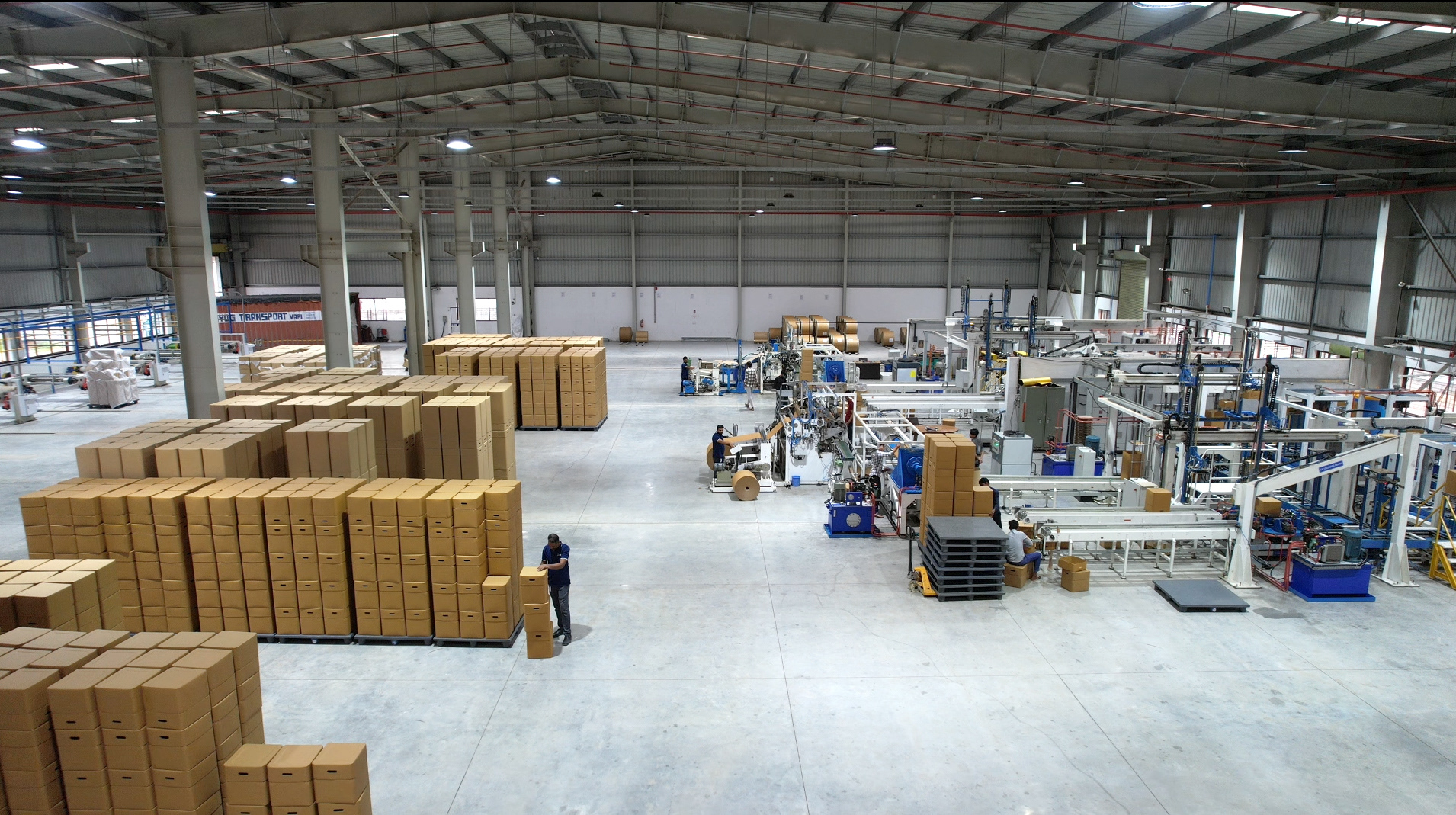 Professional factory interior photography showcasing industrial production environments in Pune and Mumbai
