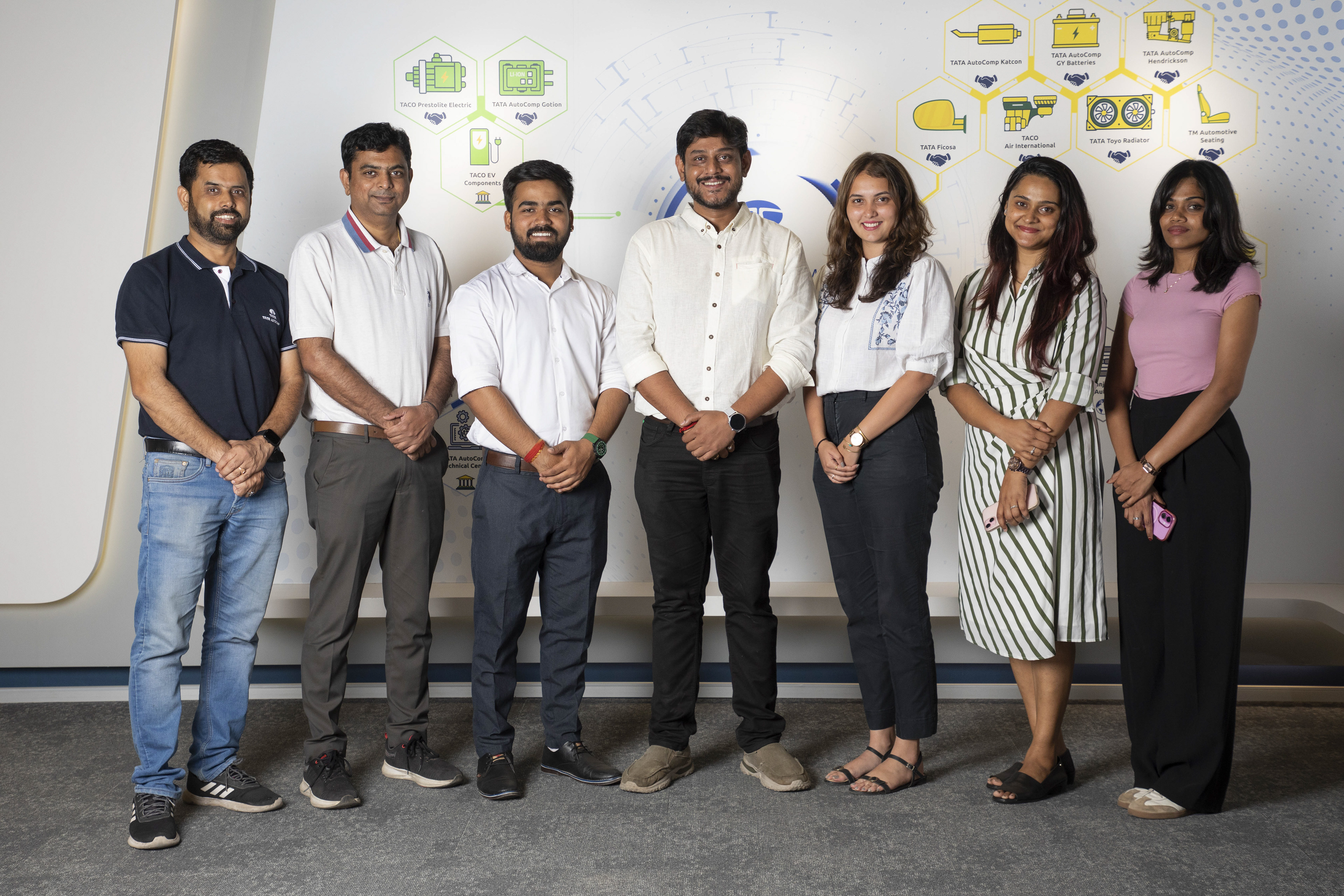 Corporate team portrait photographed in a professional workplace environment-Pune-Mumbai