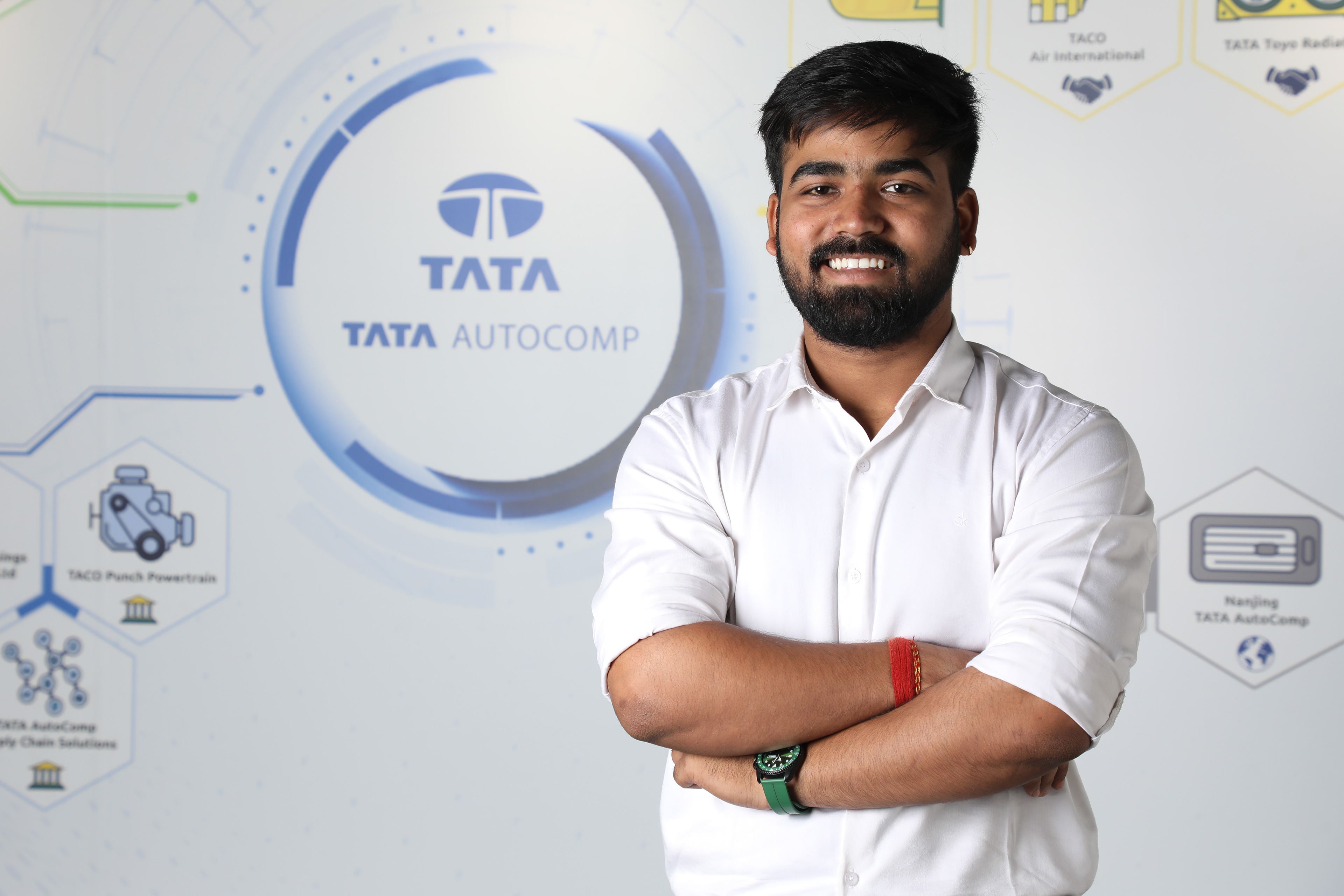 Professional employee portrait photographed for corporate branding-Pune-Mumbai