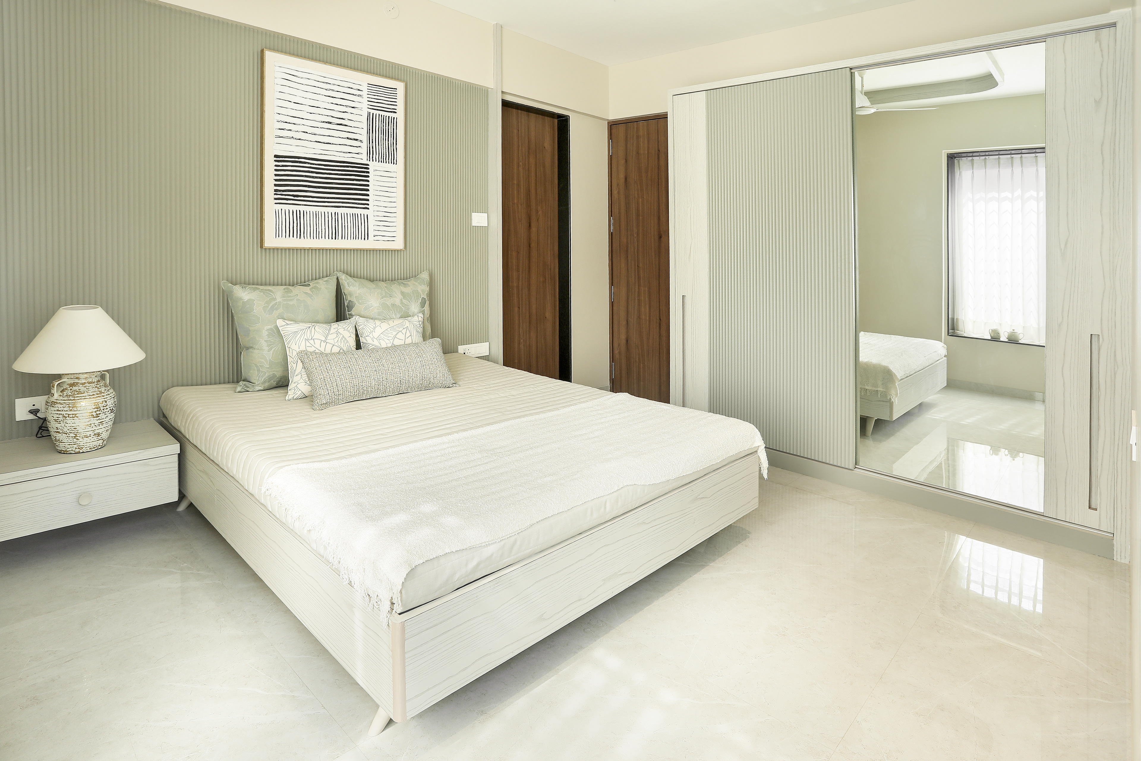 Modern luxury living room interior photographed in Pune