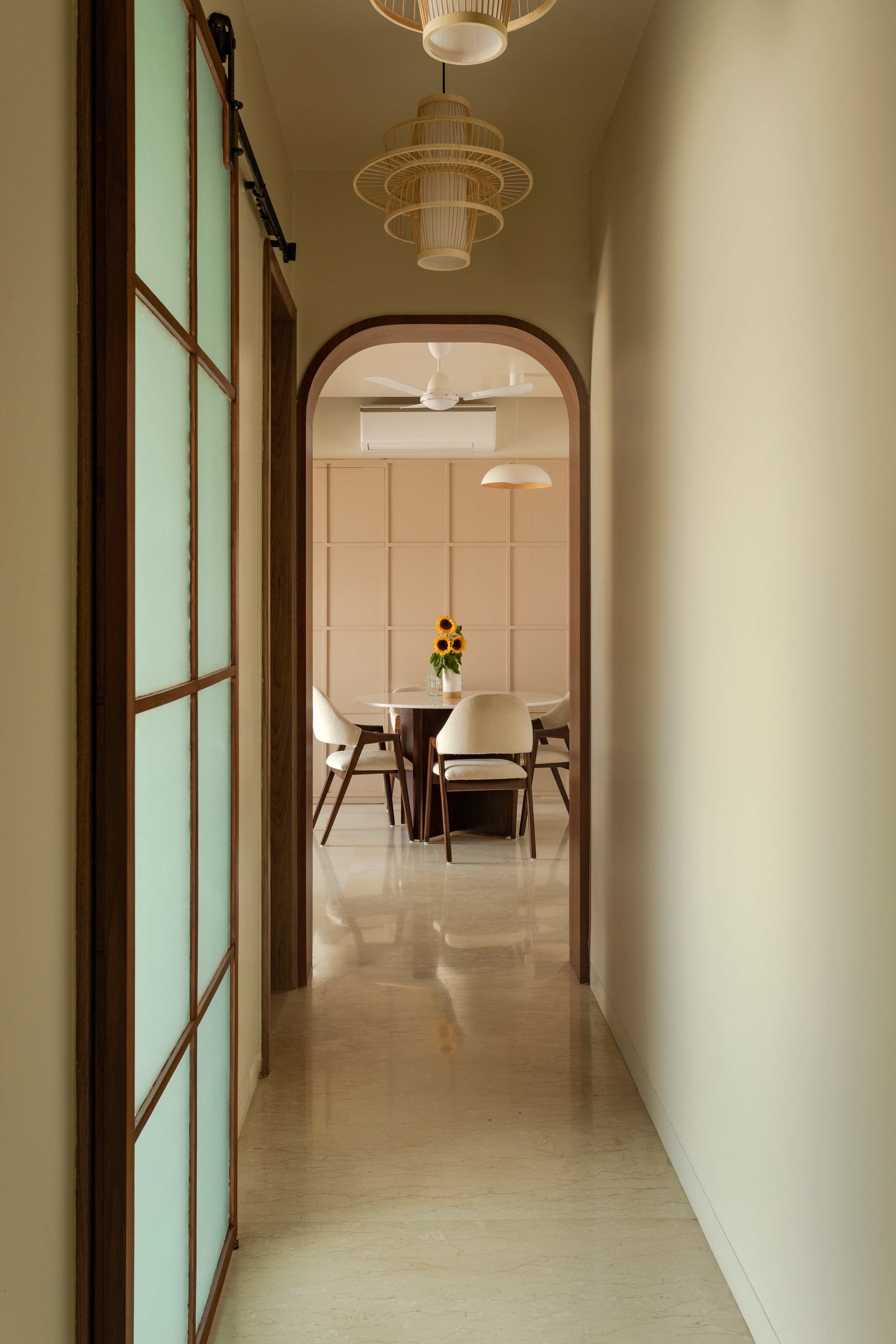 Modern luxury living room interior photographed in Pune