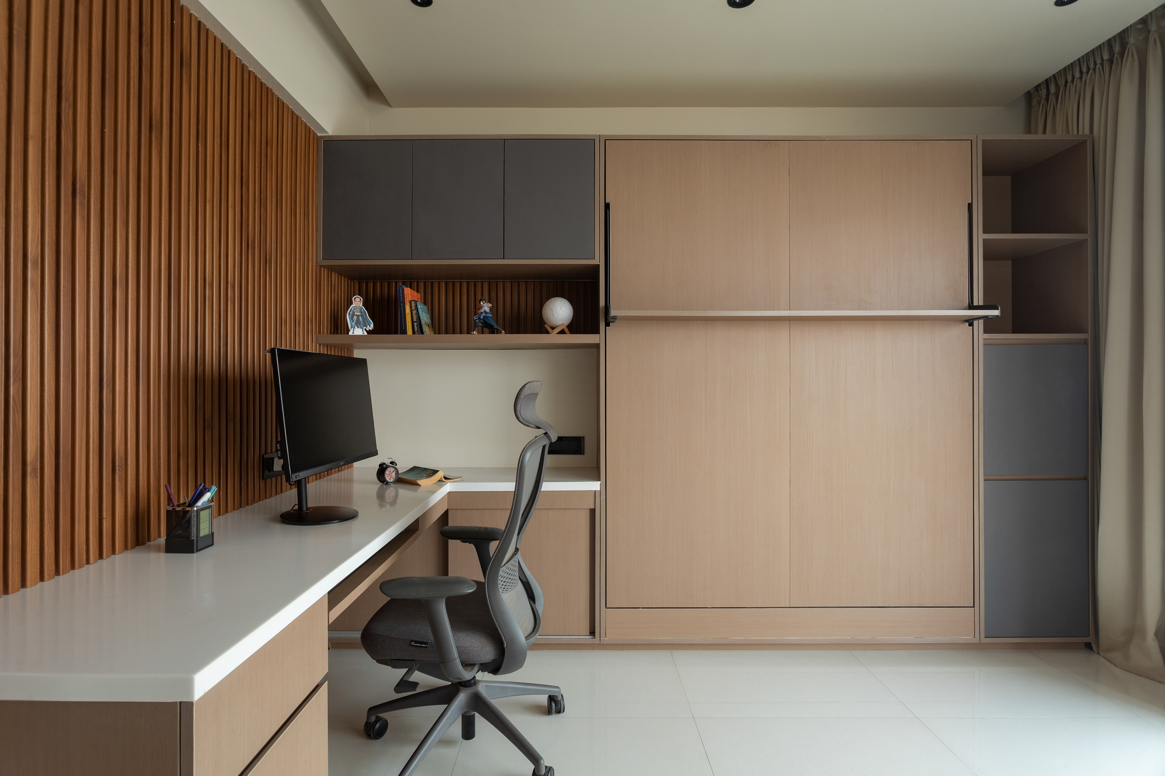 Modern luxury living room interior photographed in Pune