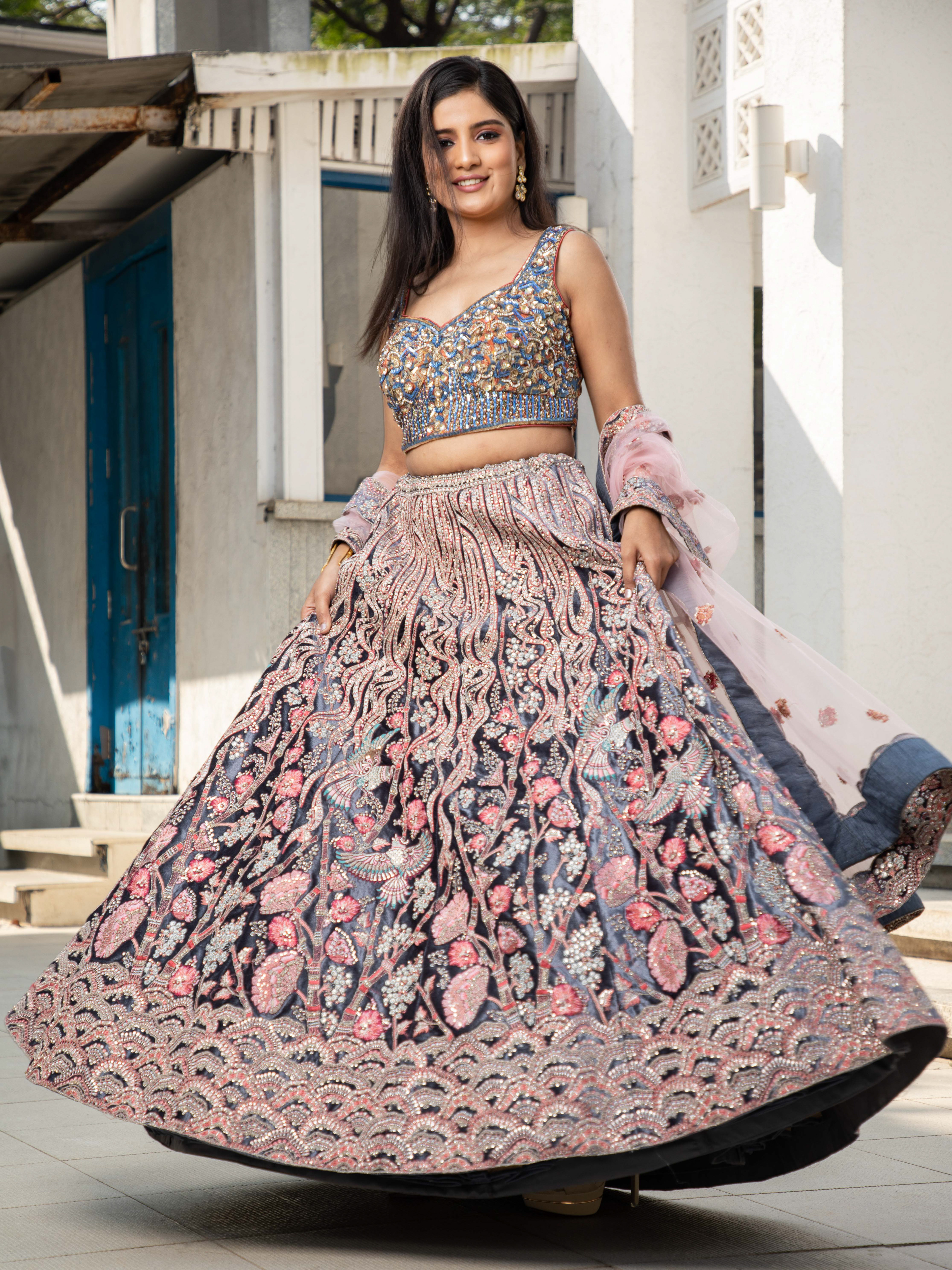 Contemporary ethnic wear-Ghagara-Fashion-Photography-Pune-Mumbai