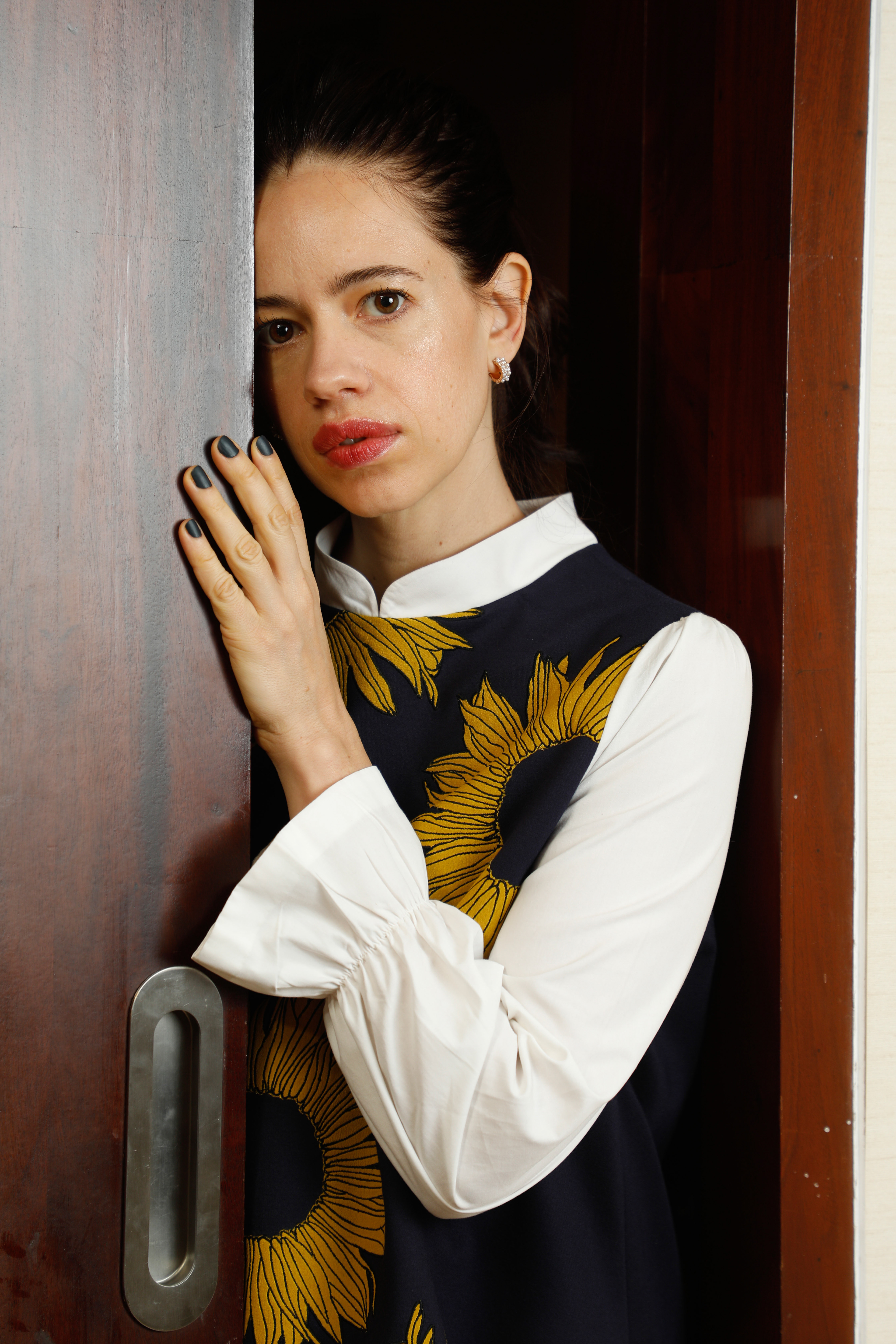 Moody and conceptual editorial portrait capturing Kalki Koechlin
