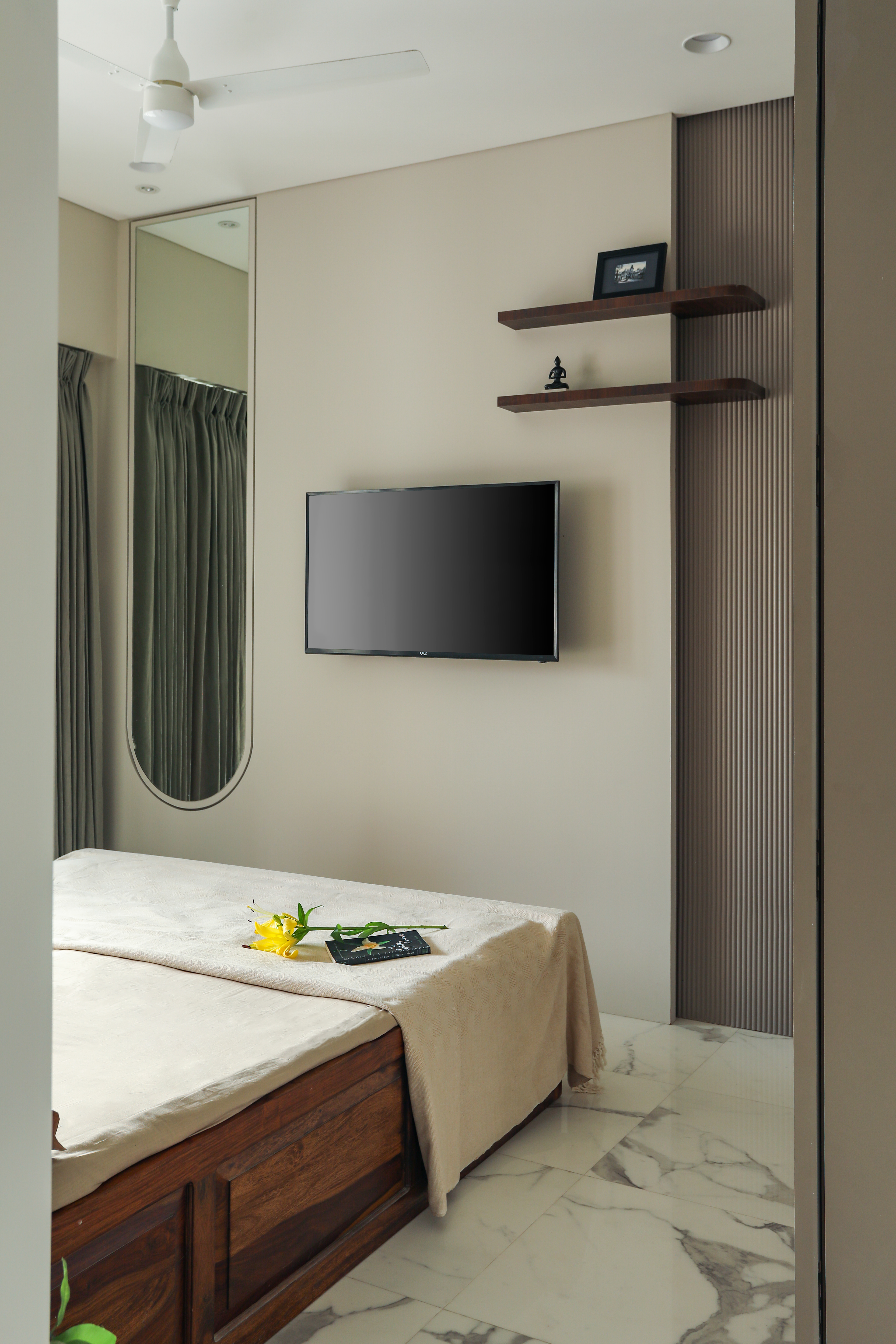Modern luxury living room interior photographed in Pune