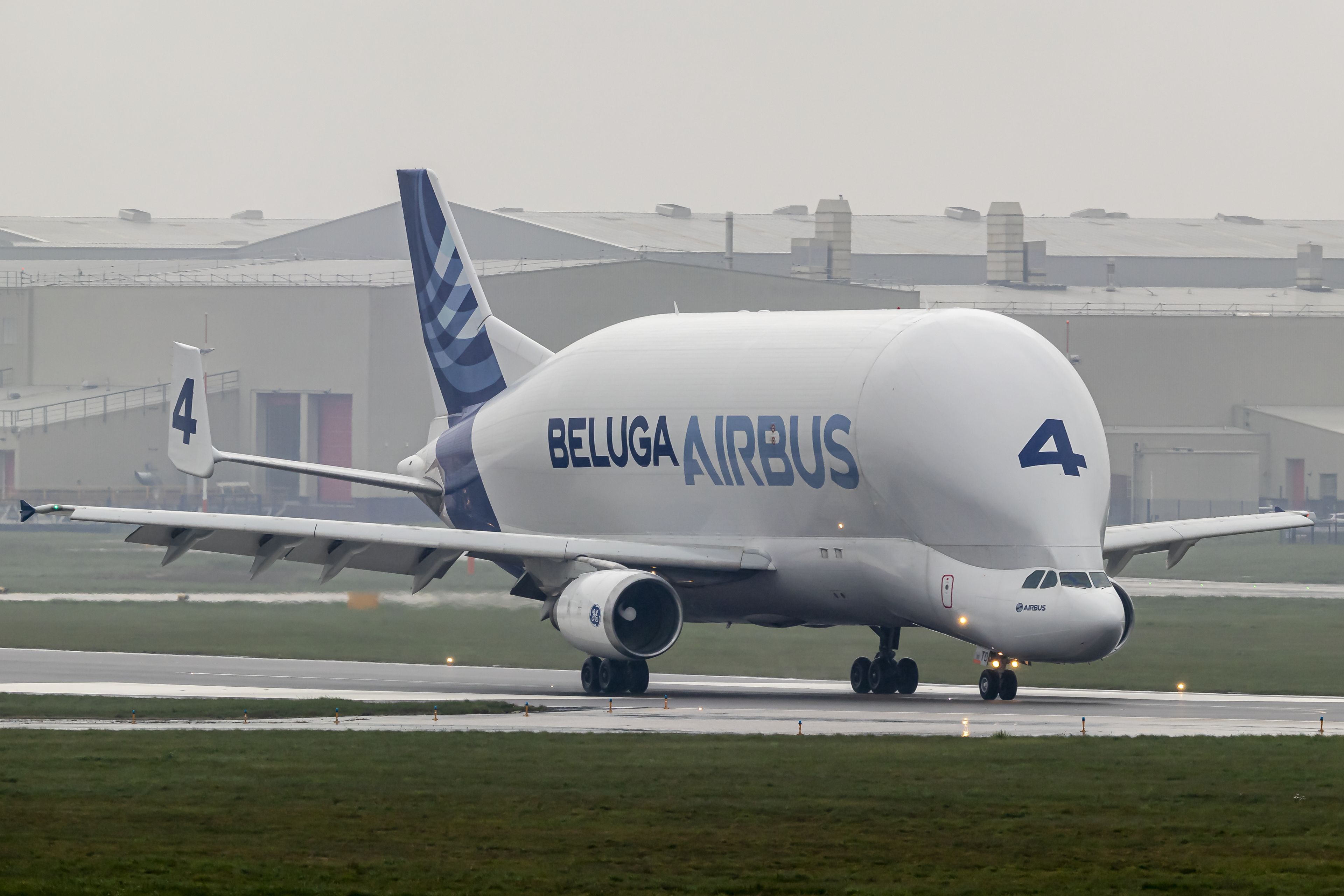 F-GSTD rolling to the end of the runway at Chester Hawarden
