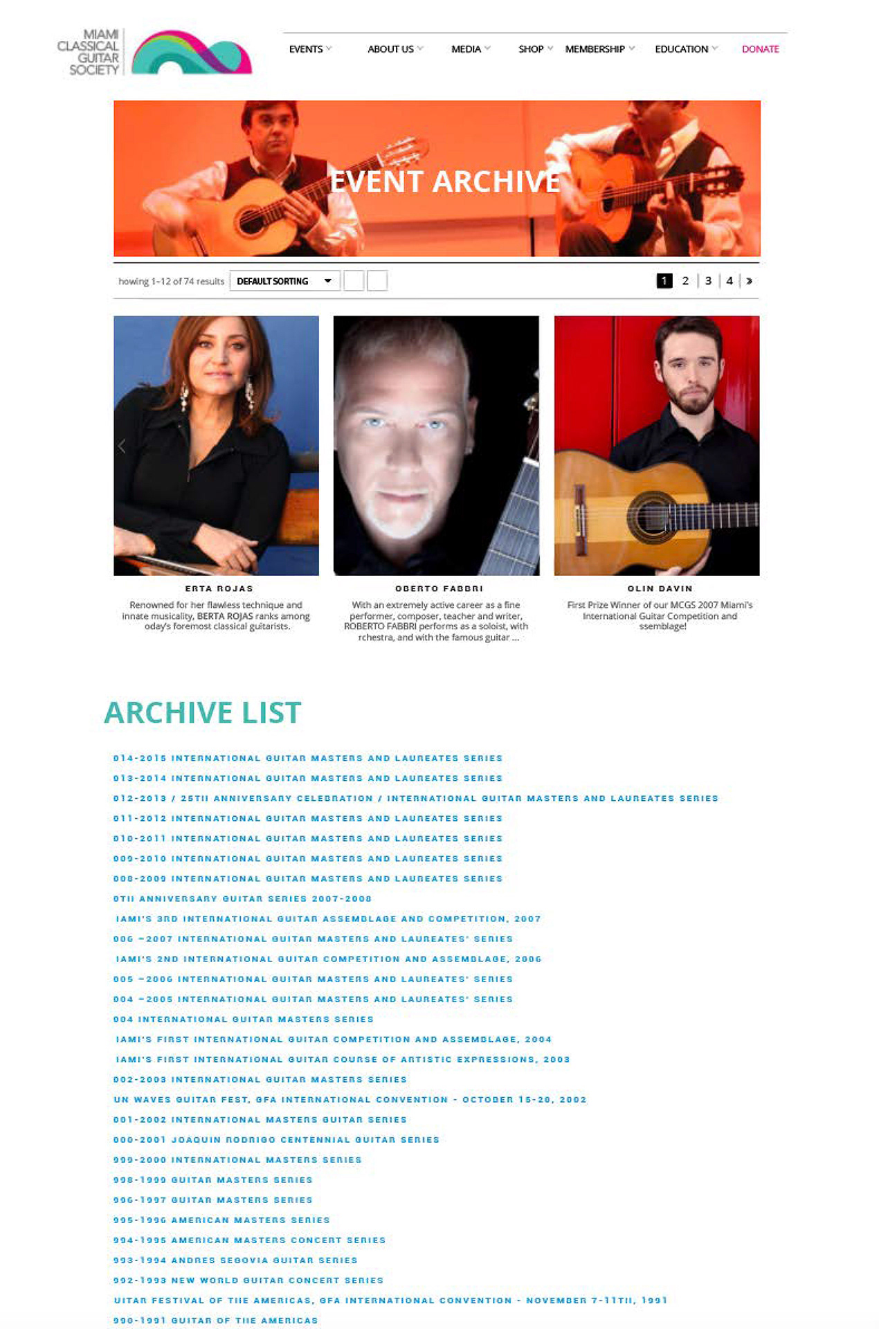 Website Re-design Art Direction