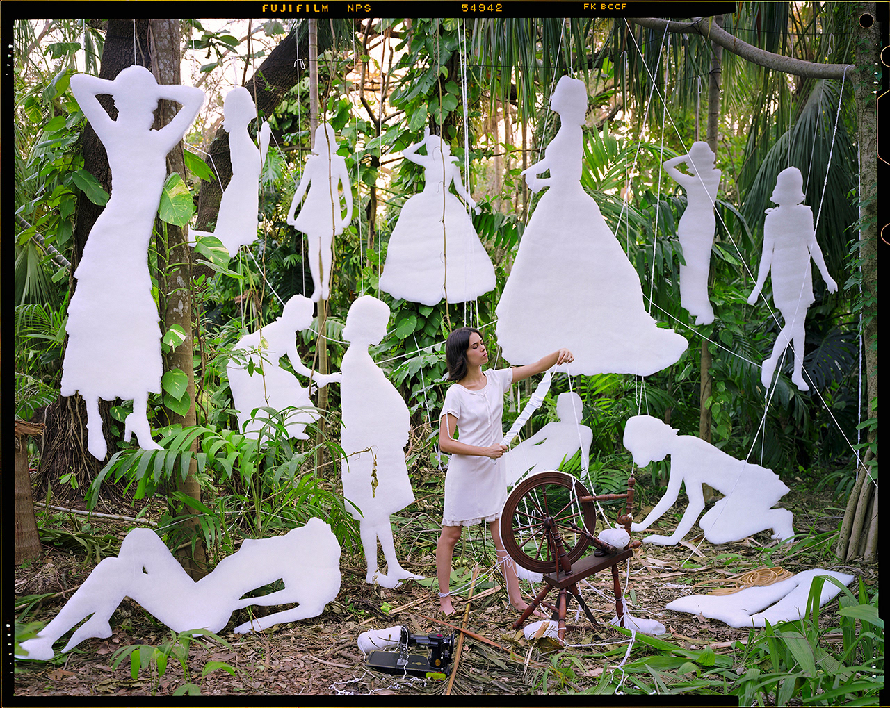 'Cutting The Pattern'. 4x5 film. ©MaritzaMolina