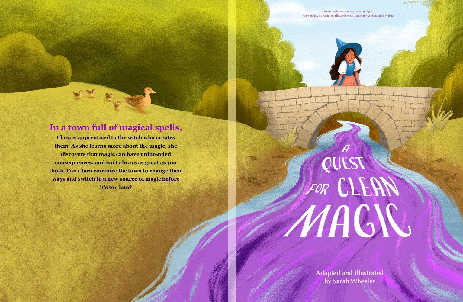 A Quest for Clean Magic wrap around cover