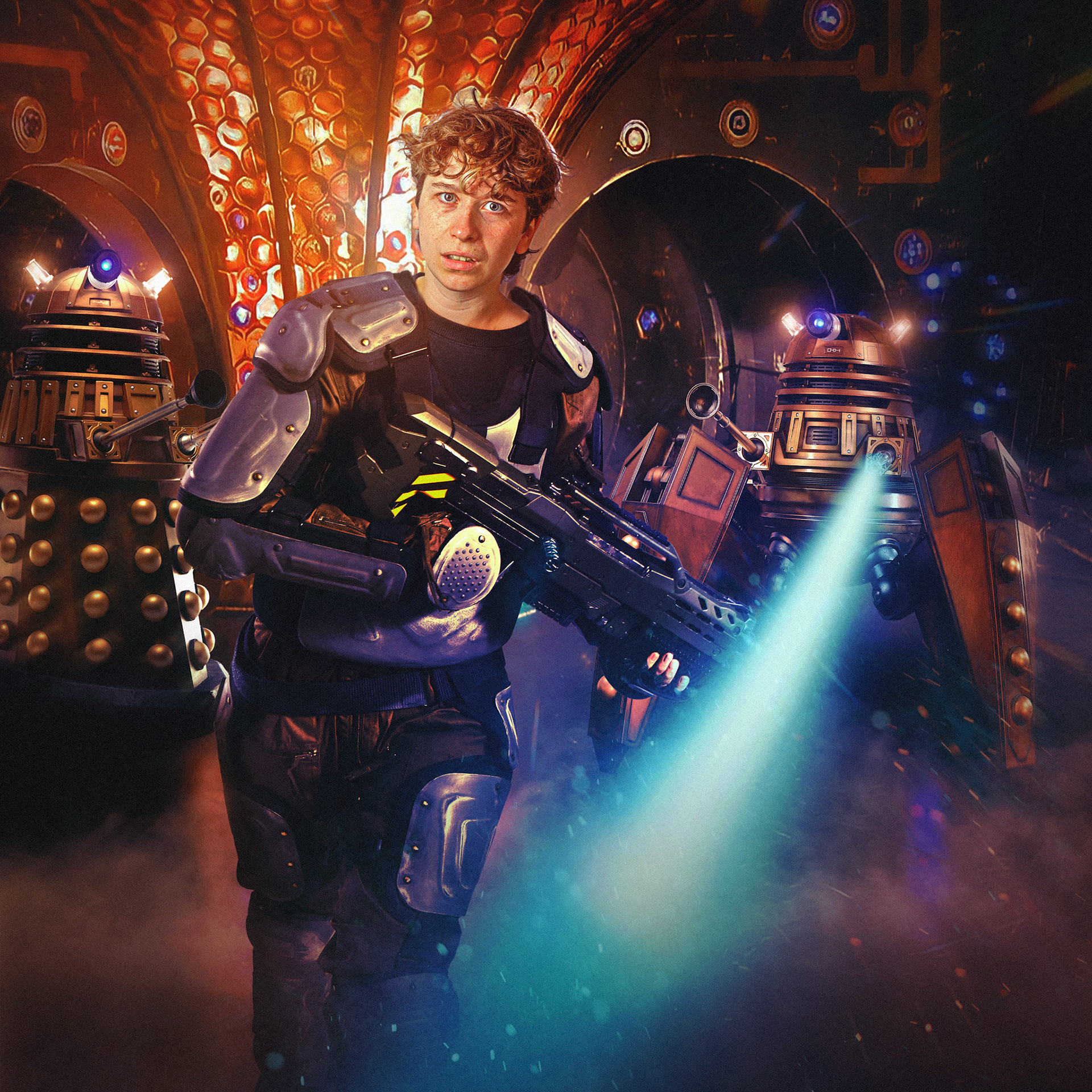 Dalek renders by James Johnson (@ThePrydonian) 