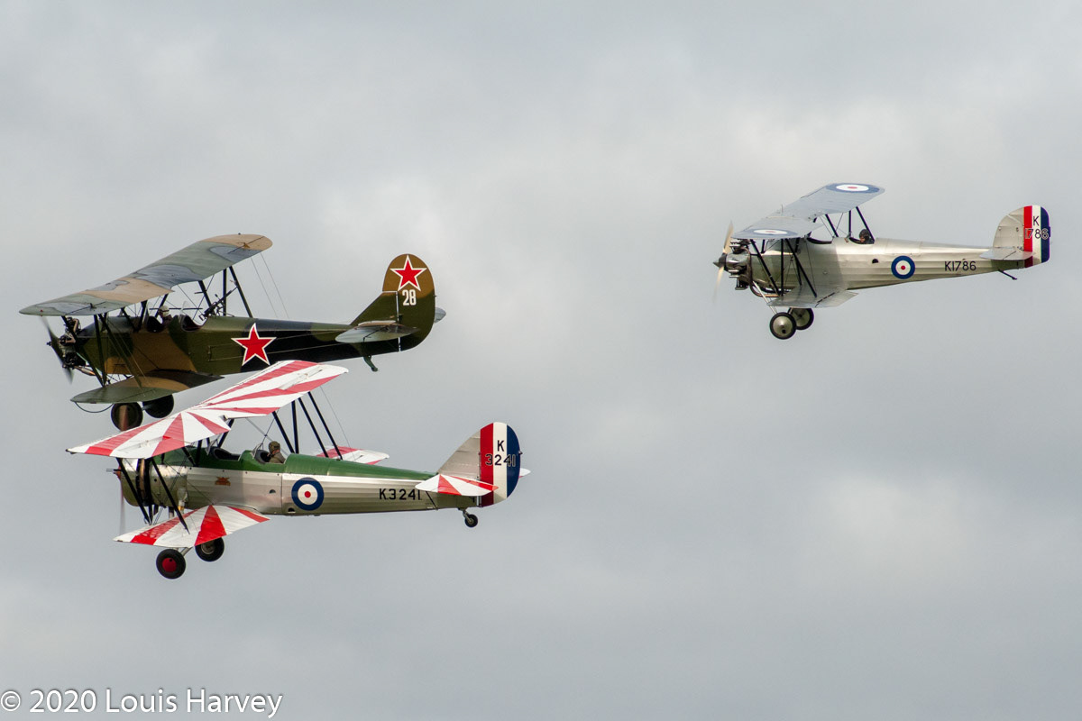 Avro 621 Tutor; Polikarpov PO2; Hawker Tomtit
