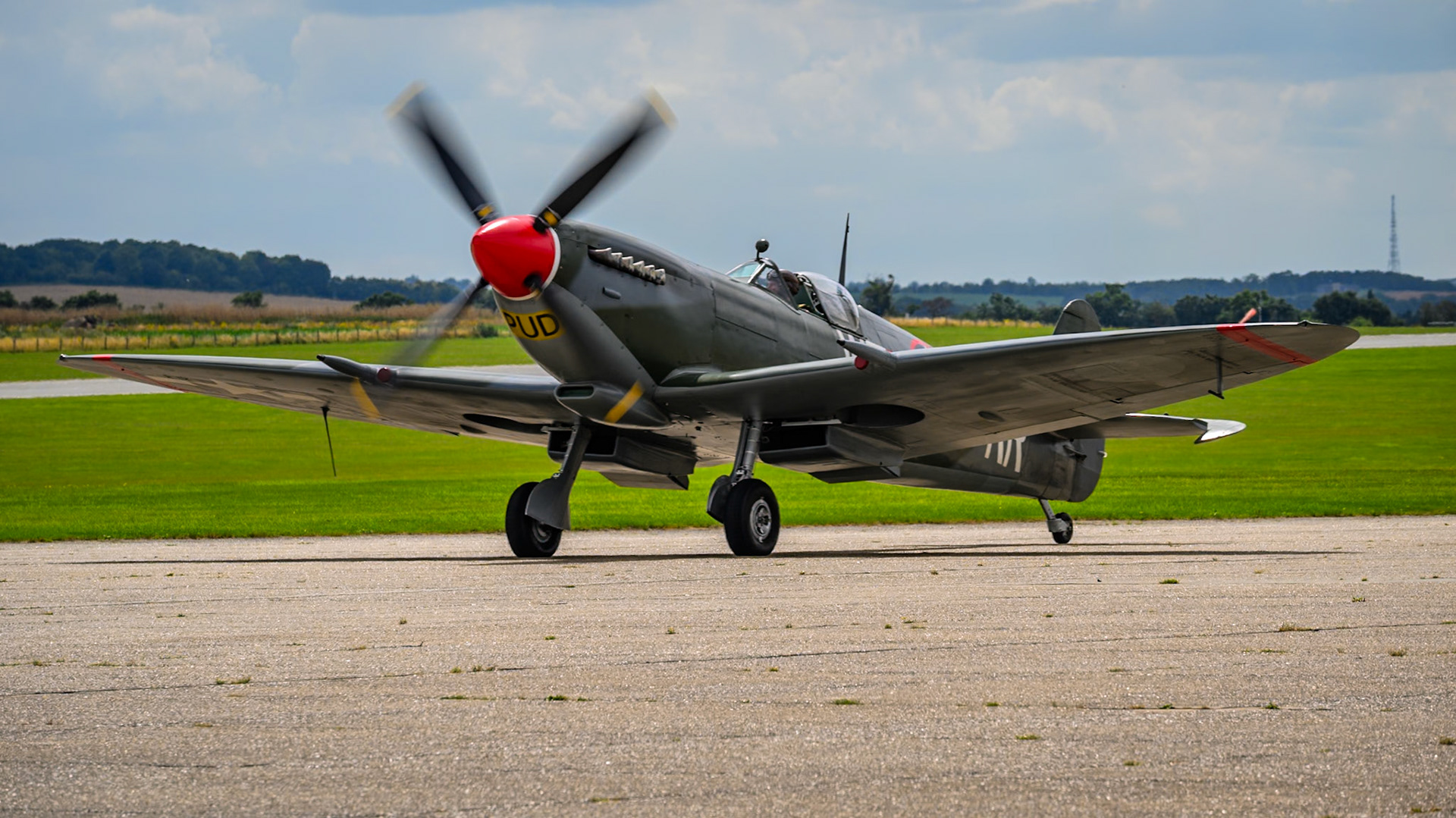 Spitfire Mk.IX in USAAF Colours
