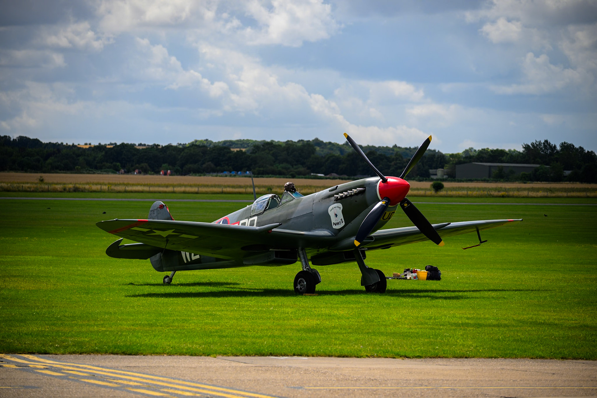 Spitfire Mk.IX in USAAF Colours