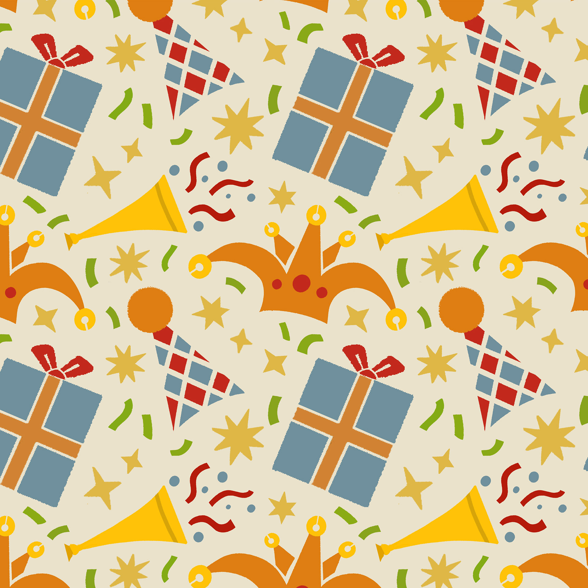 Medieval Bday Pattern