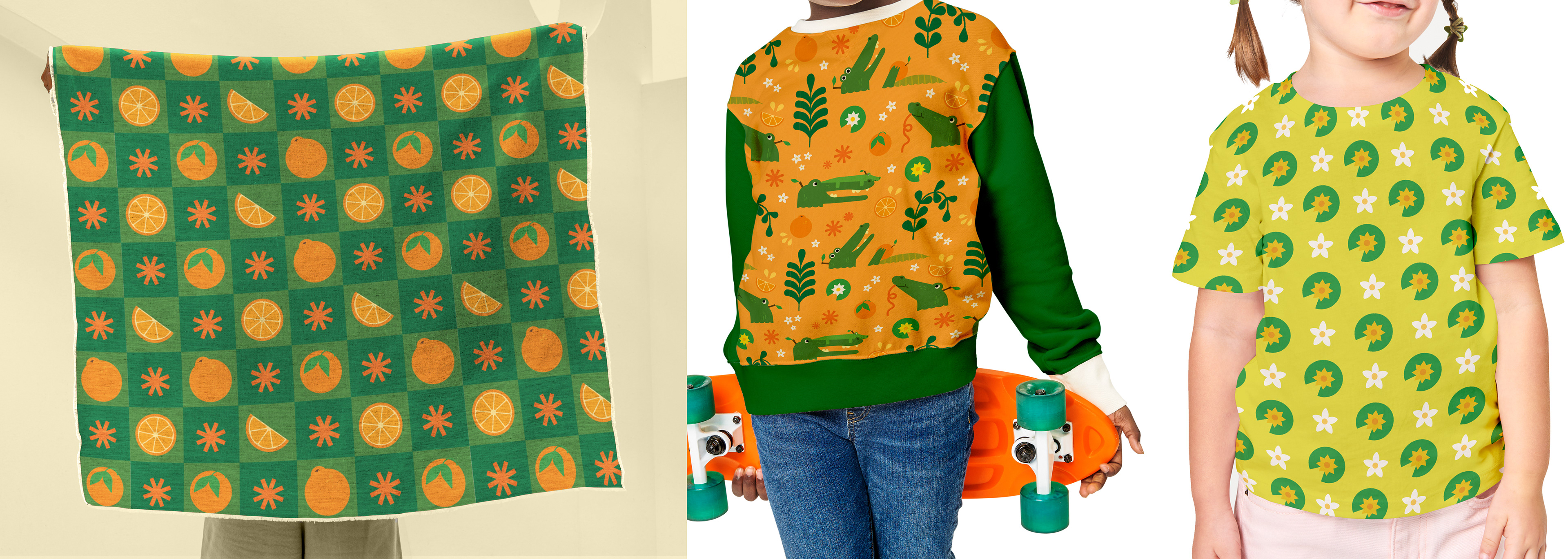 OJ Croc Pattern Mockups