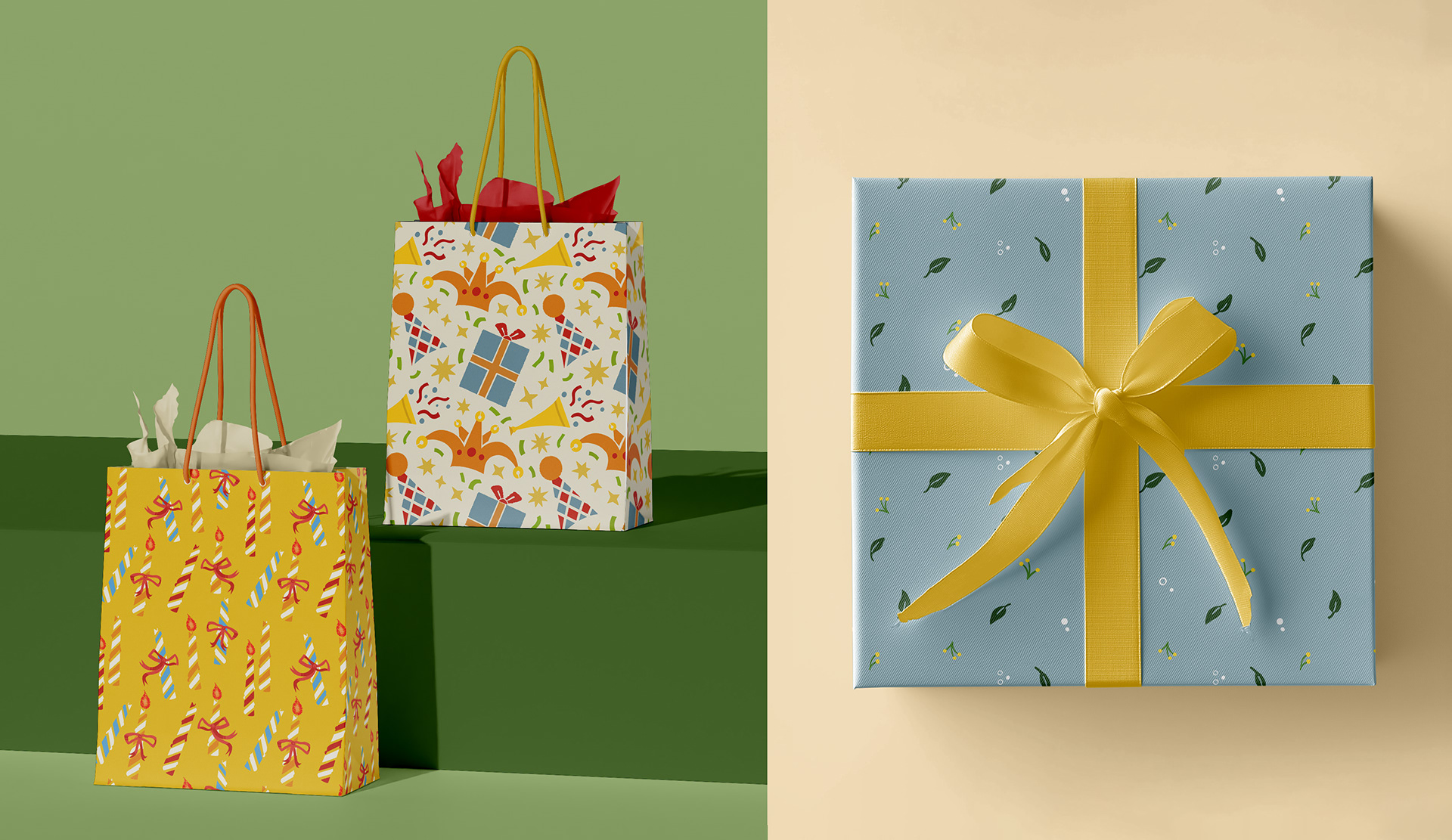 Medieval Bday Mockups
