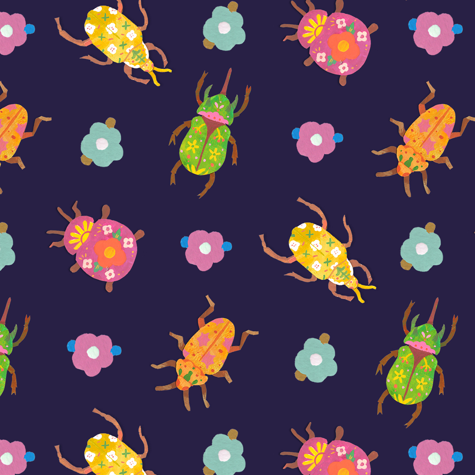 Jammin' Bugs Coordinate Pattern