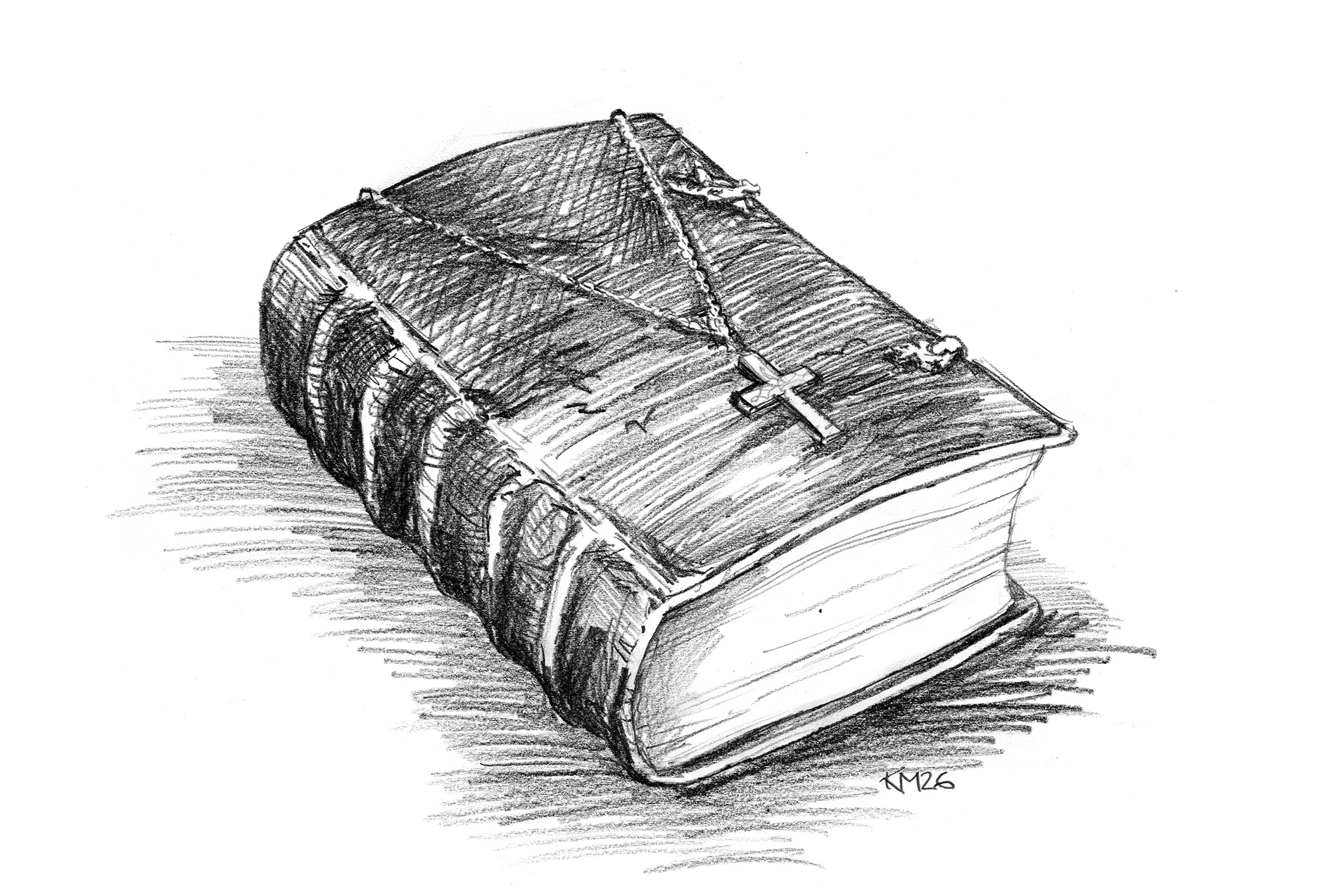 Gravrøveren Vemod (pencil on paper)