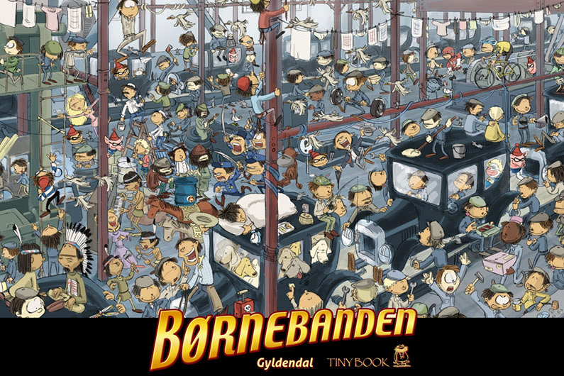illustration: Børnebanden (Adobe PS)