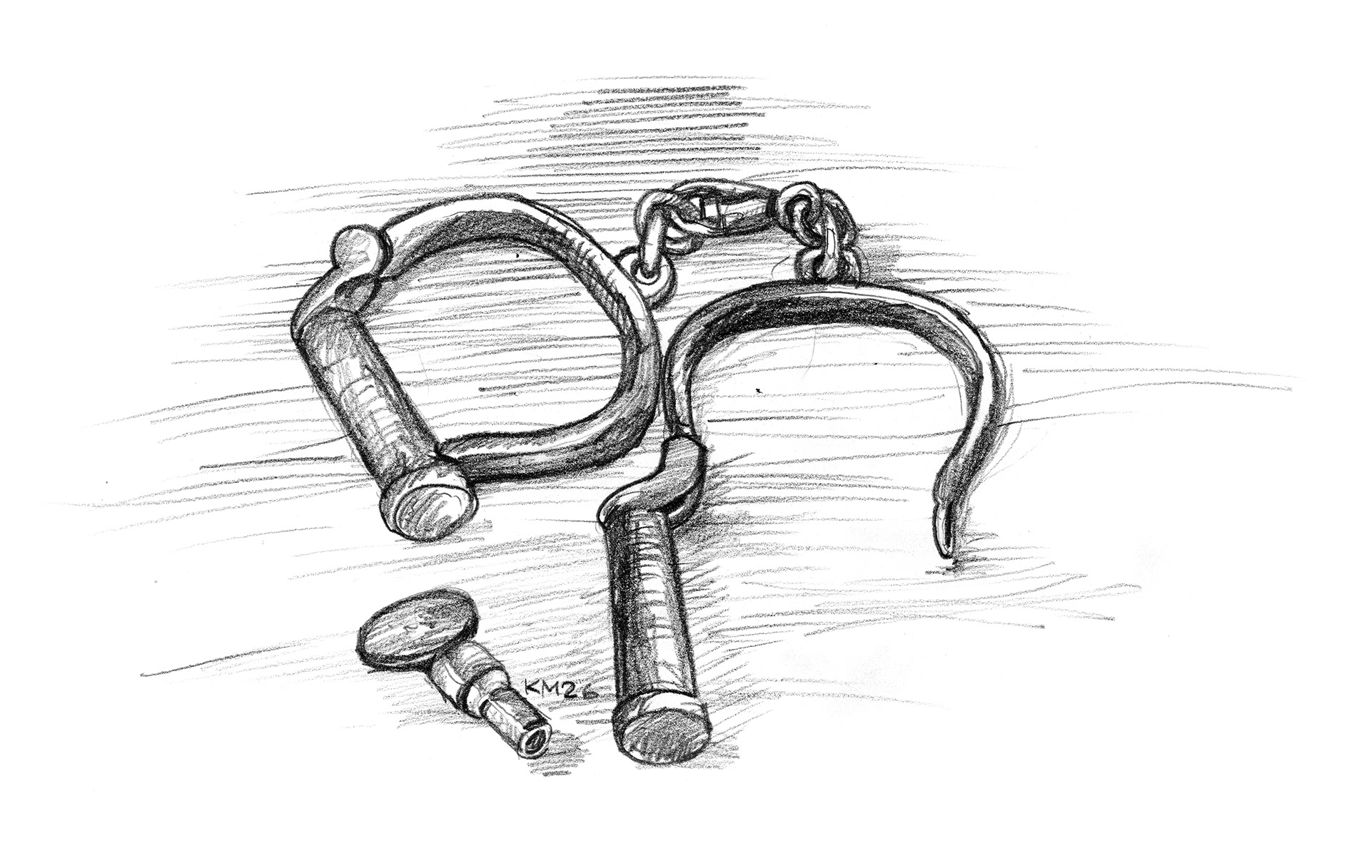 Gravrøveren Mismod (pencil on paper)