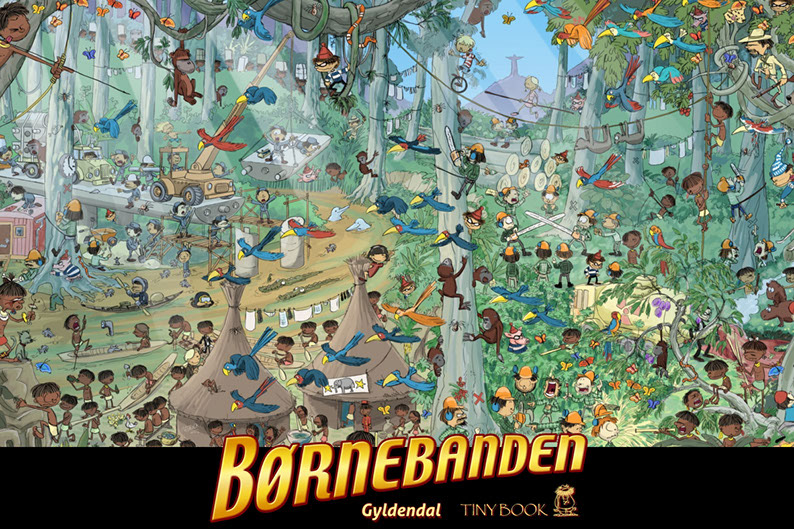 illustration: Børnebanden (Adobe PS)