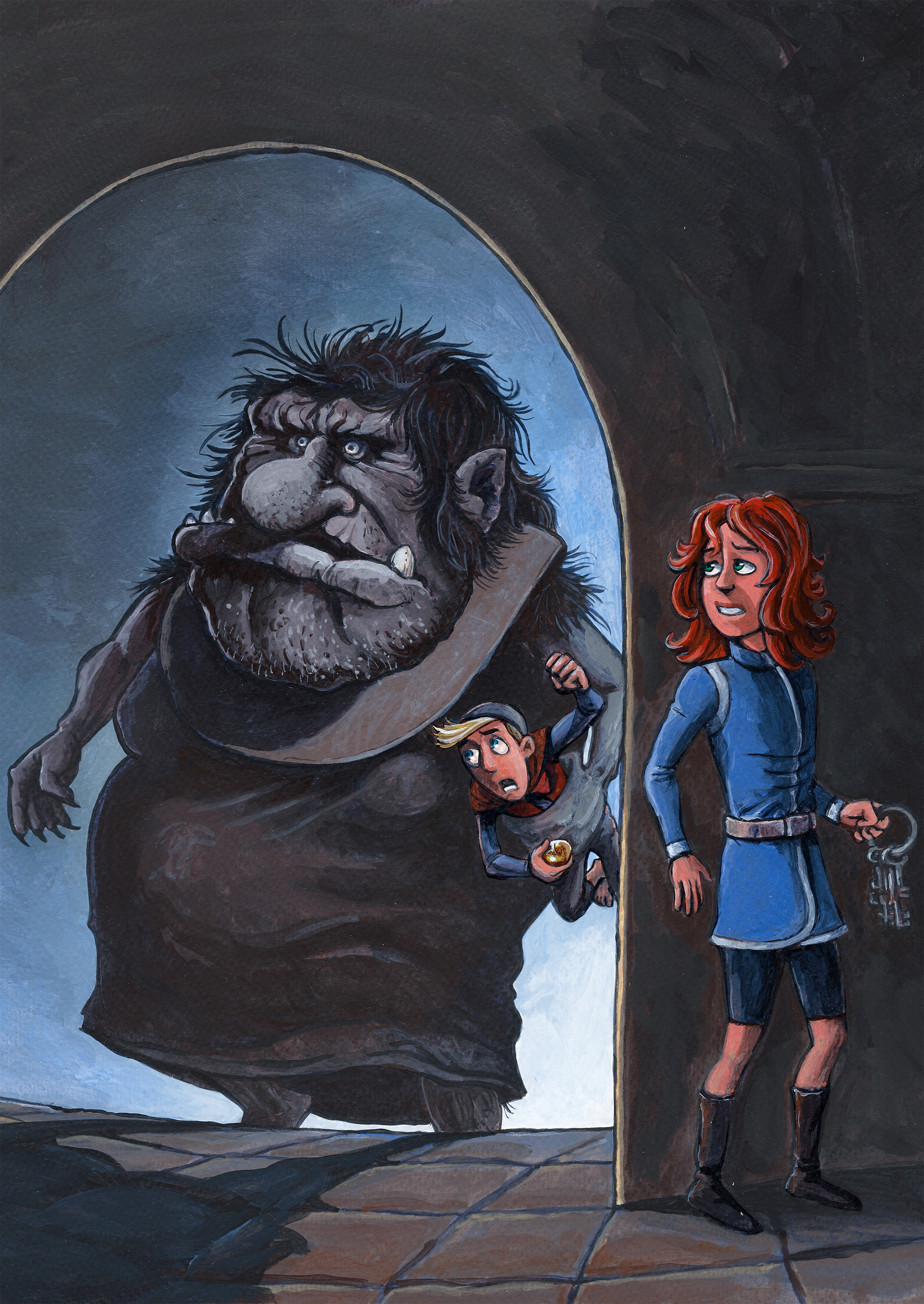 Cover illustration: Bjergtrolden (acrylic, adobe PS)