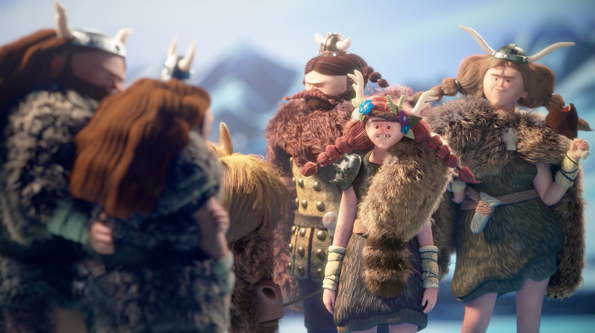 All characters' hair grooming (sans fur)
