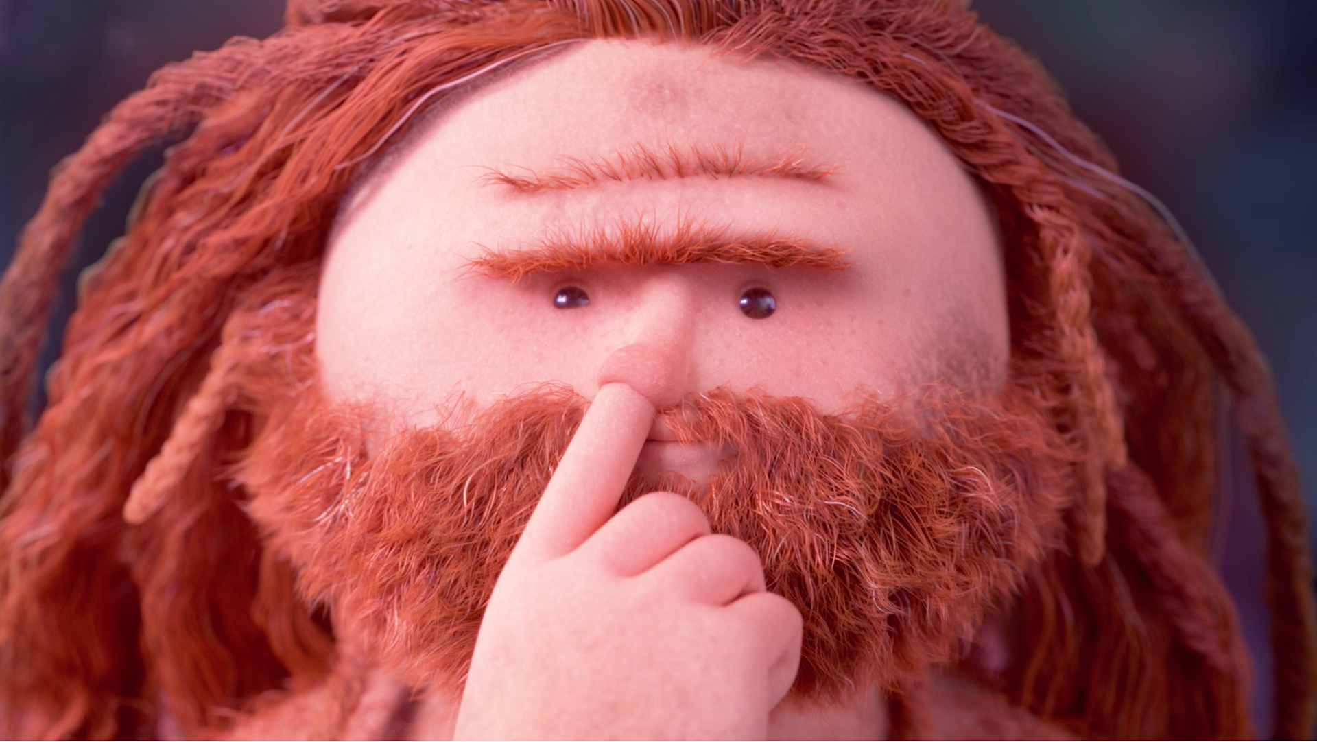 Character hair grooming (sans eyebrows & beard)