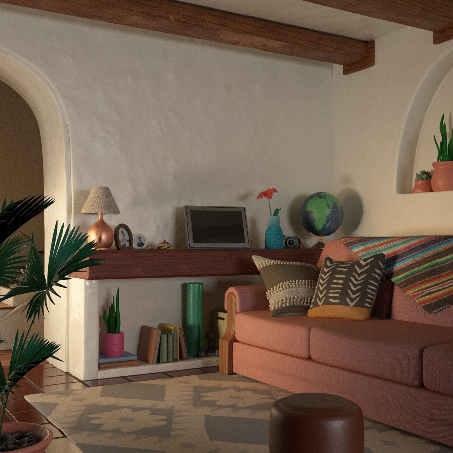 Set modeling, look dev, lighting