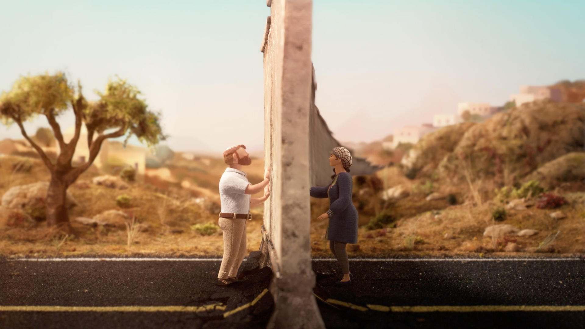 Characters' hair grooming, additional shot comping