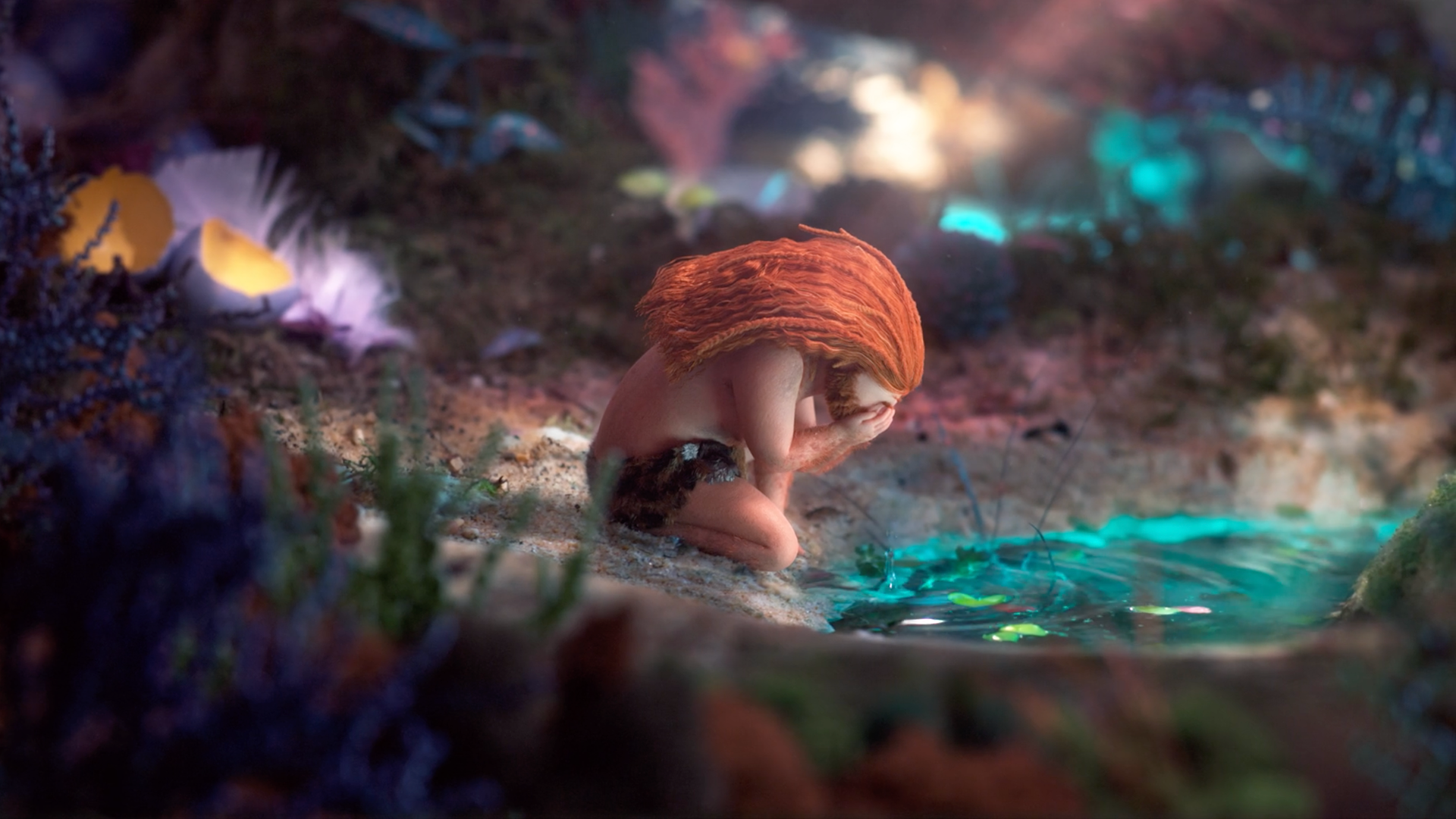 Character hair grooming, shot lighting & comp