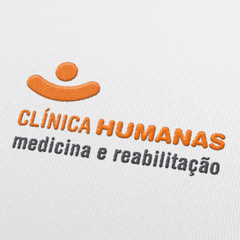 Aplicação da marca Clínica Humanas