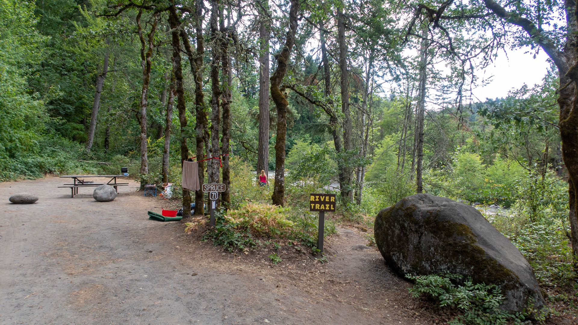 Camp Sites on the Hood River