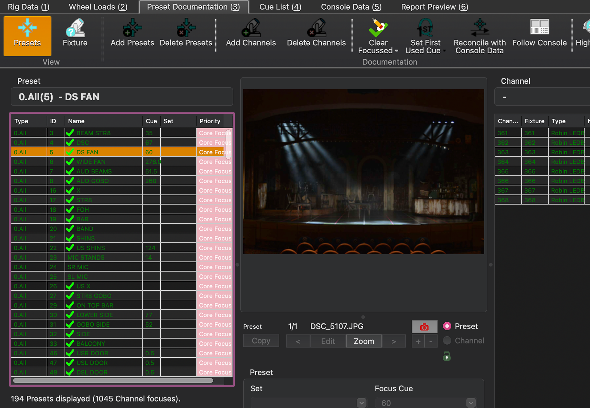 LIGHTING FOCUS TOOLS - MLA