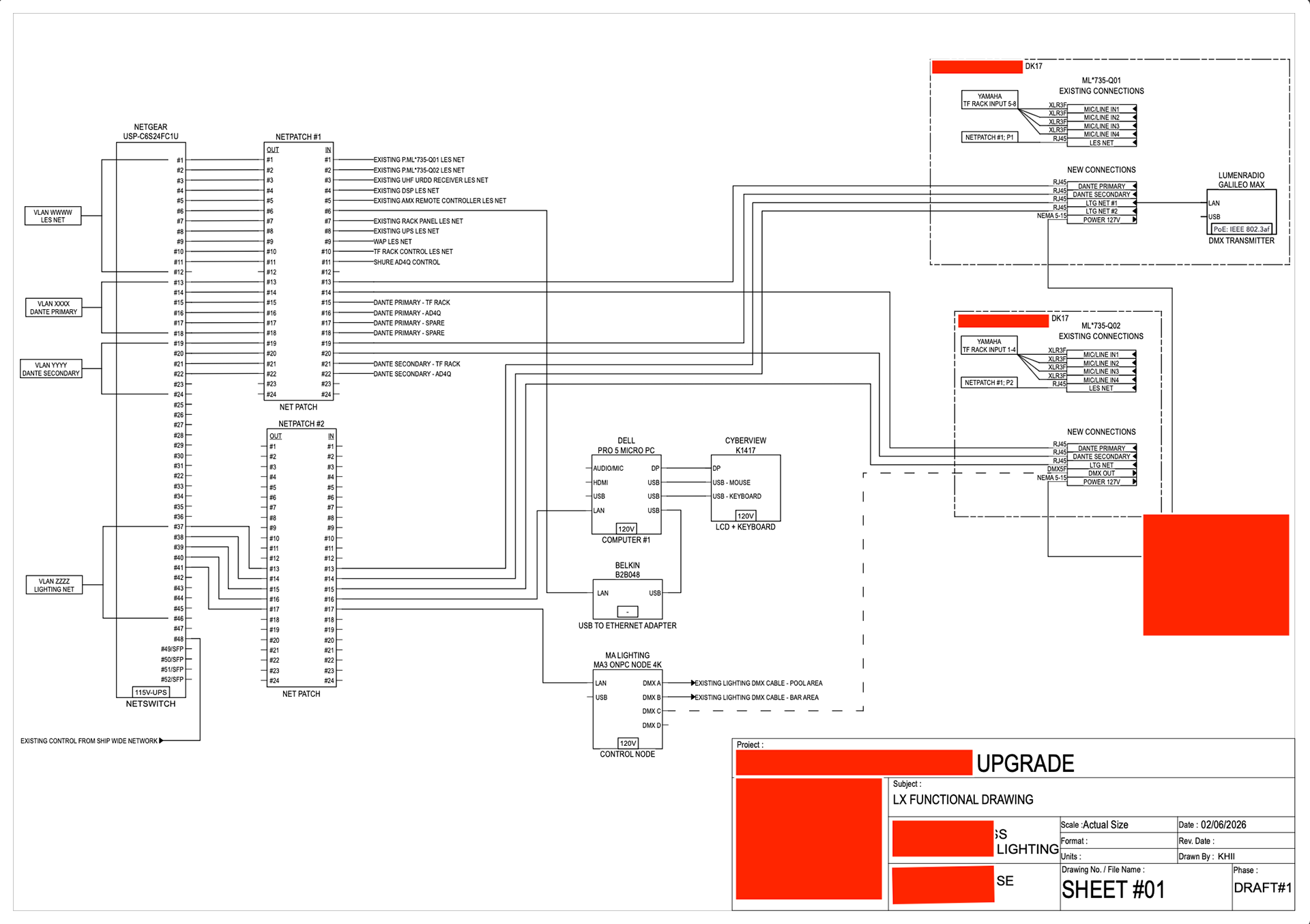 SYSTEM INTERGRATION DRAWING - VECTORWORKS