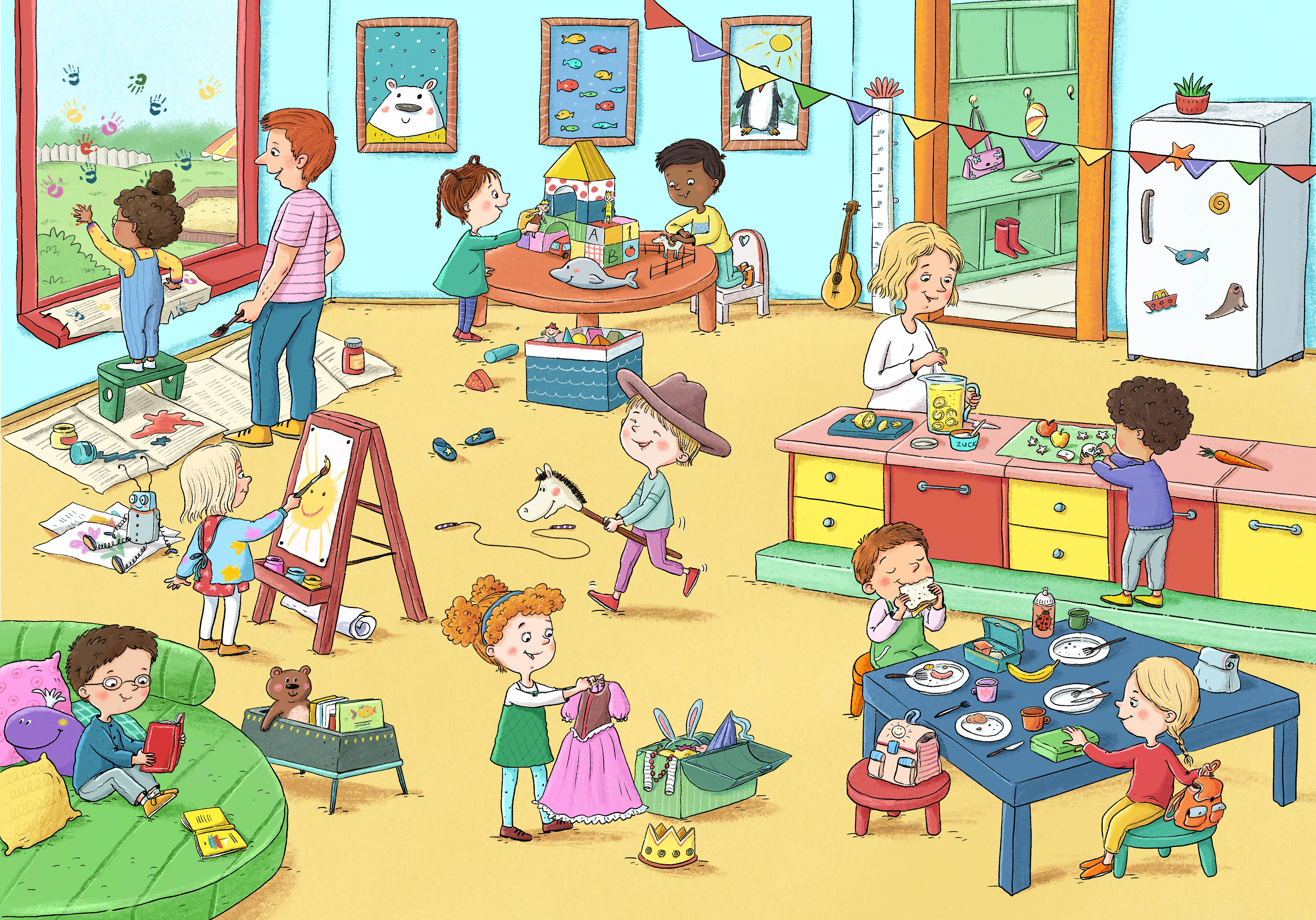 "Mein erstes Geschichten-Bilder-Buch: Im Kindergarten" Carlsen