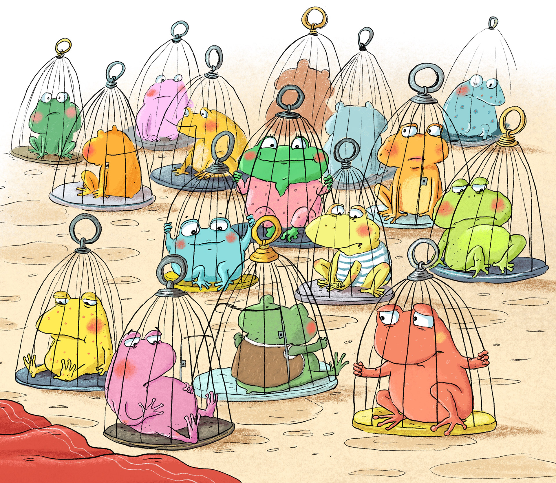 "Quak und weg!" Magellan