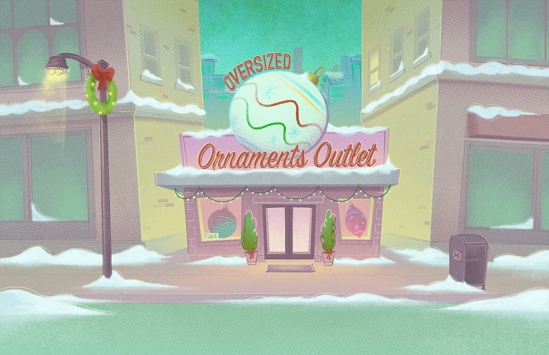 Responsible for both Background Design & Paint/Color