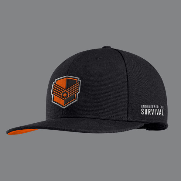 flatbill cap black
