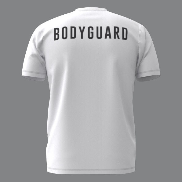 white tee back